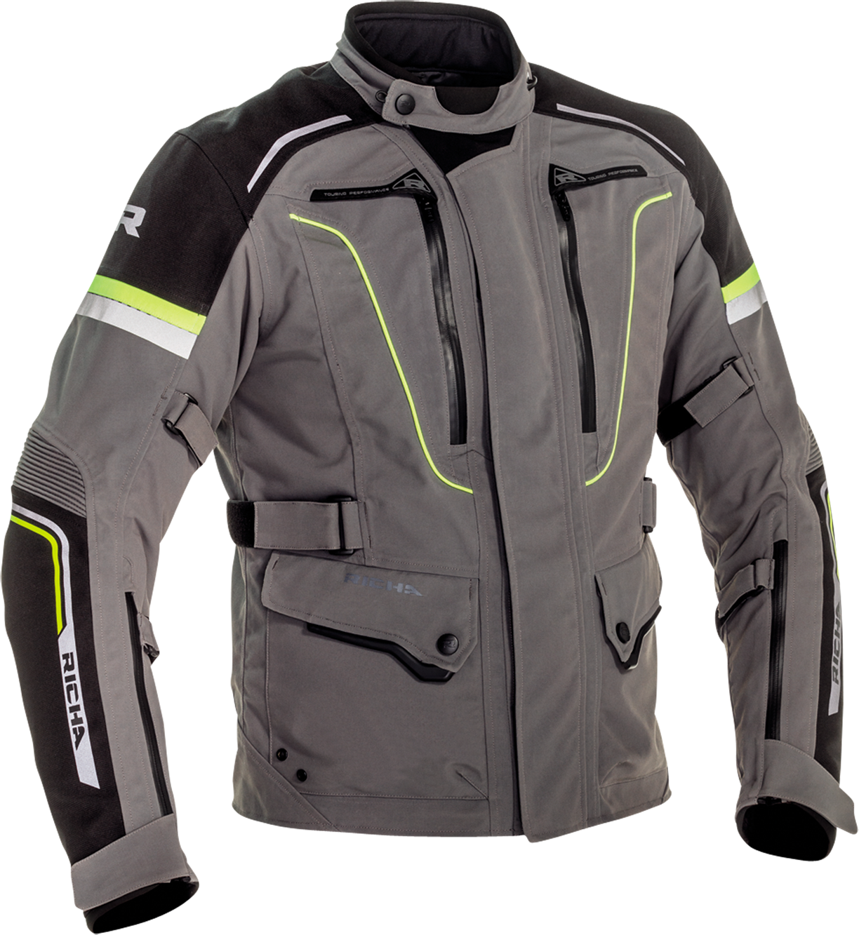 Richa Giacca Moto  Infinity 2 Pro Grigio-Giallo