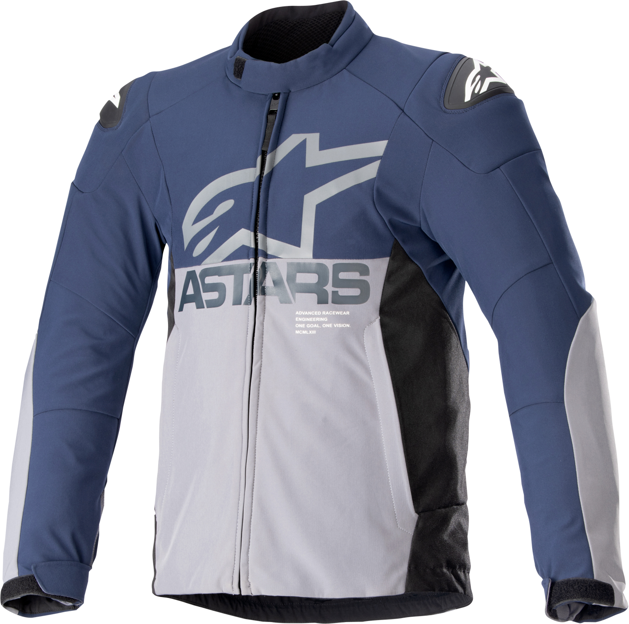 Alpinestars Giacca Moto  SMX Waterproof Blu Scuro-Grigio Scuro