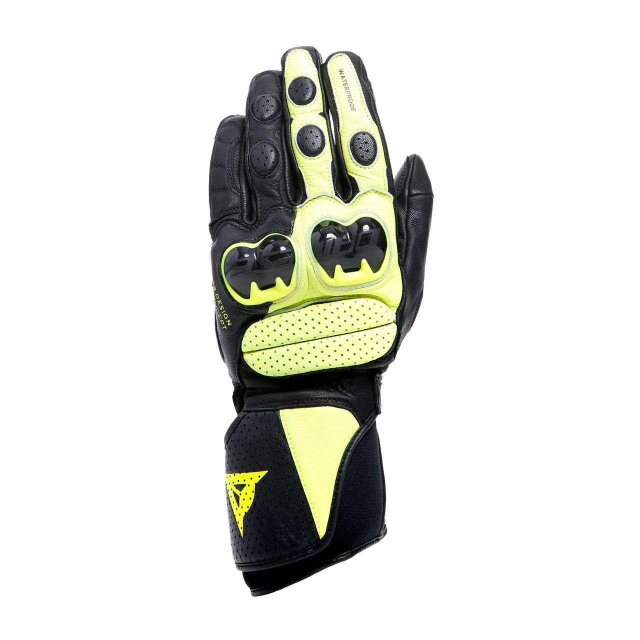 Dainese Guanti Moto  Impeto D-Dry Nero-Giallo Fluo