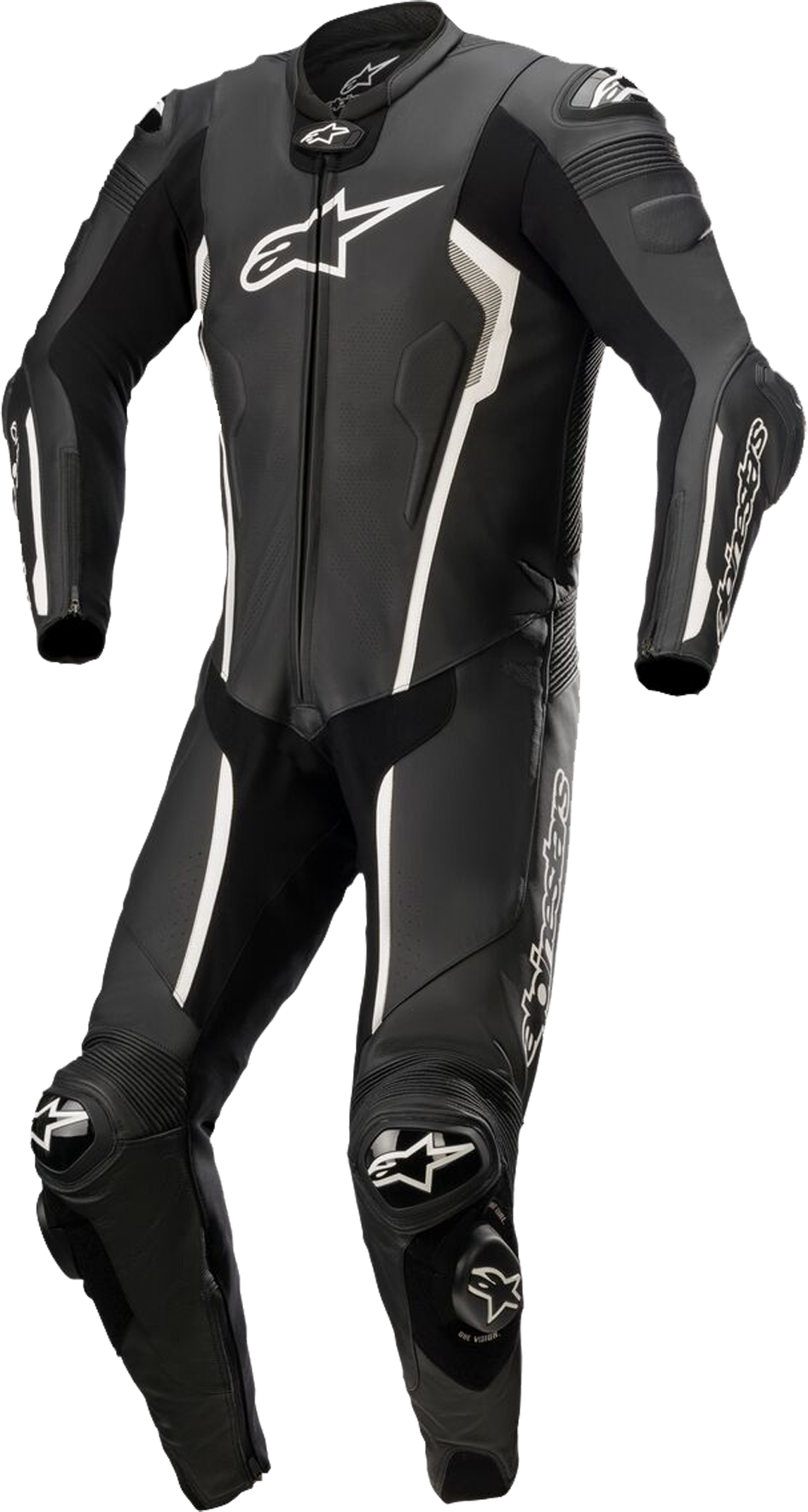 Alpinestars Tuta in Pelle  Missile V2 Nero-Bianco