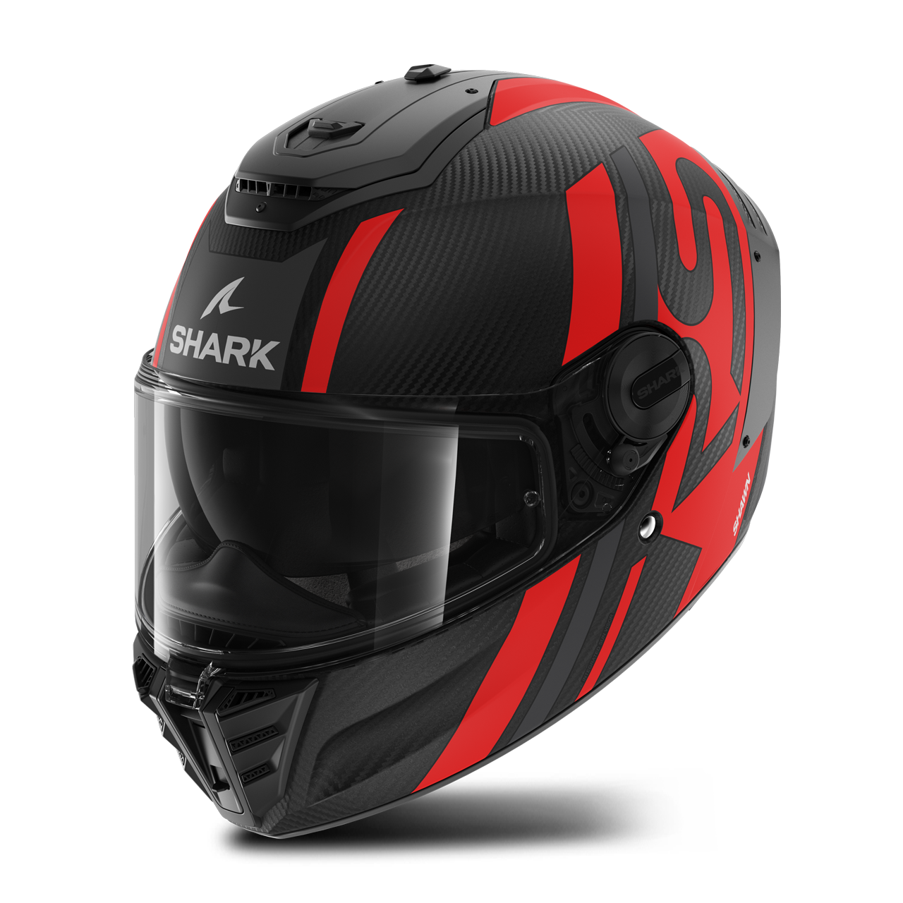 Shark Casco Integrale  Spartan RS Carbon Shawn Antracite-Rosso