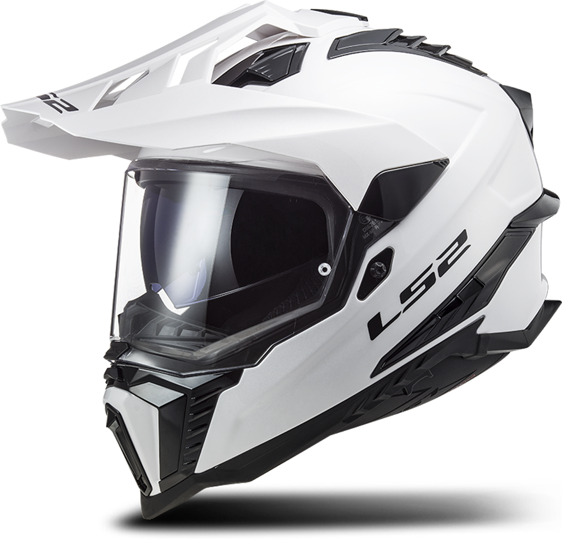 LS2 Casco Adventure  MX701 Explorer Solido-Bianco