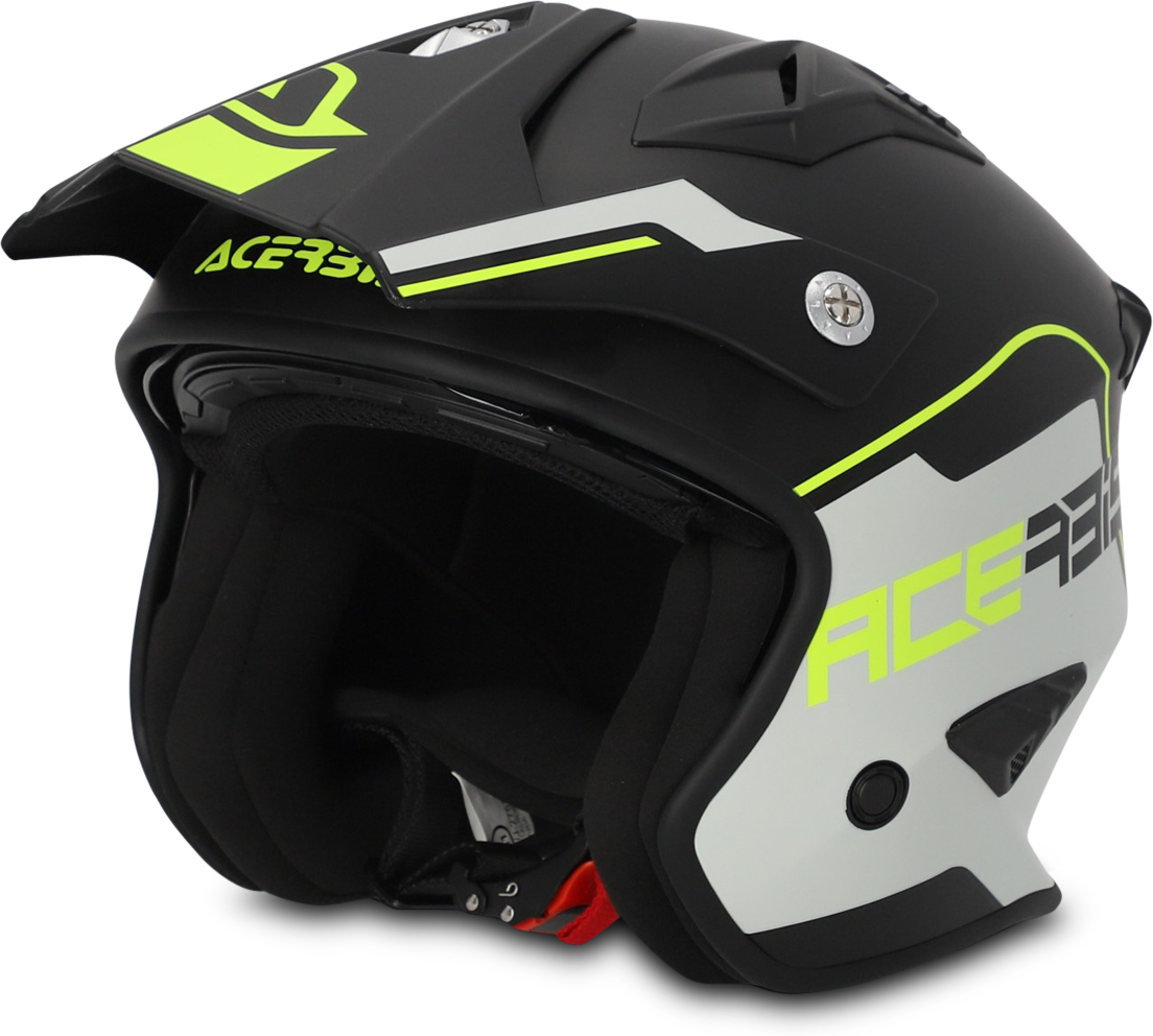 Acerbis Casco Jet  Aria Nero-Giallo Fluo