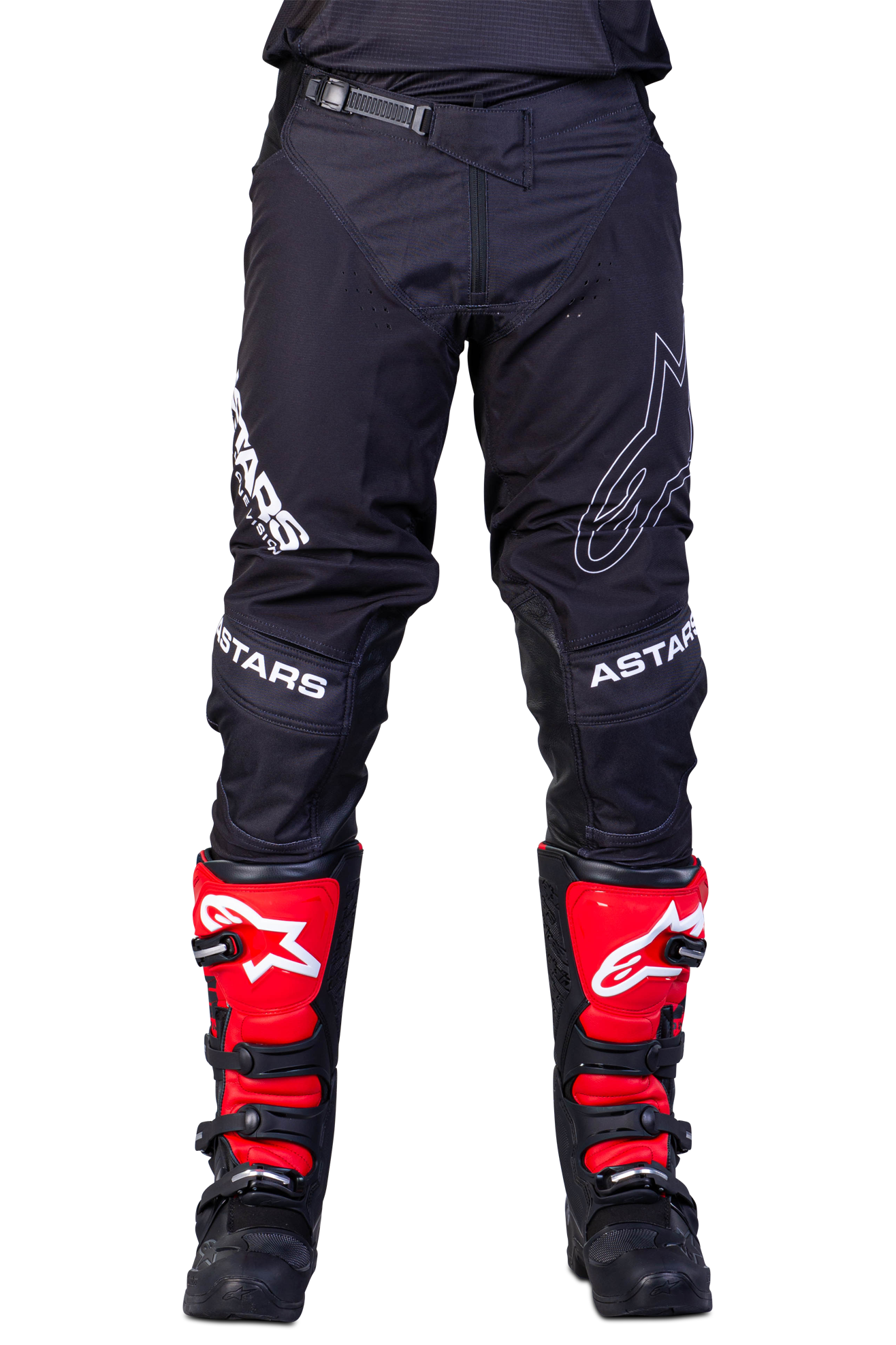 Alpinestars Pantaloni Cross  Techstar Phantom Nero-Bianco