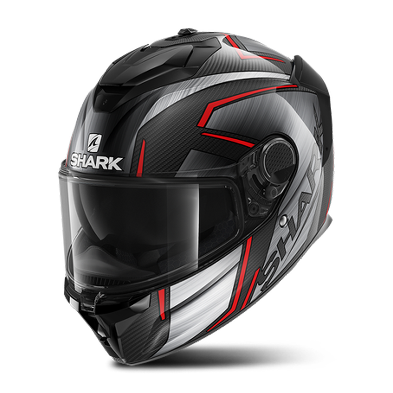 Shark Casco Integrale  Spartan GT Carbon Kromium Carbonio-Cromo-Rosso