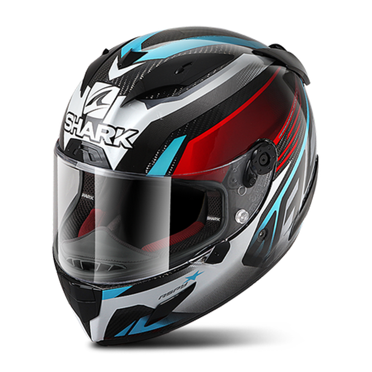 Shark Casco Integrale  Race-R Pro Carbon Aspy Carbonio-Rosso-Blu