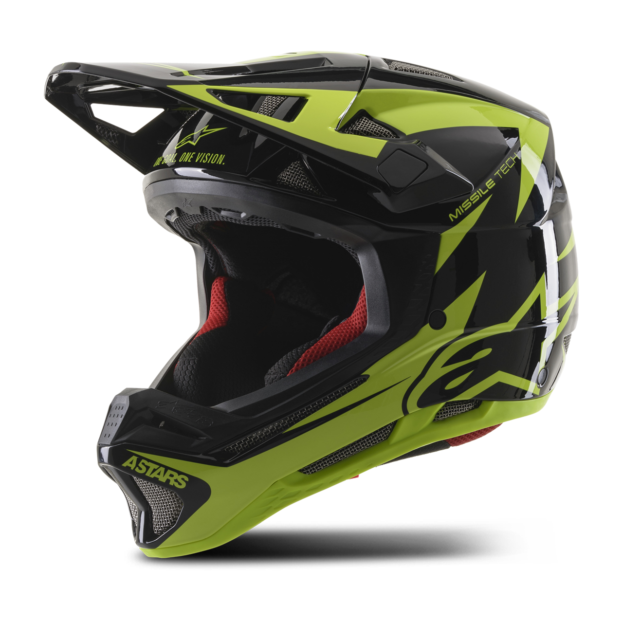 Alpinestars Casco MTB Downhill  Missile Tech Airlift Mips Nero-Giallo