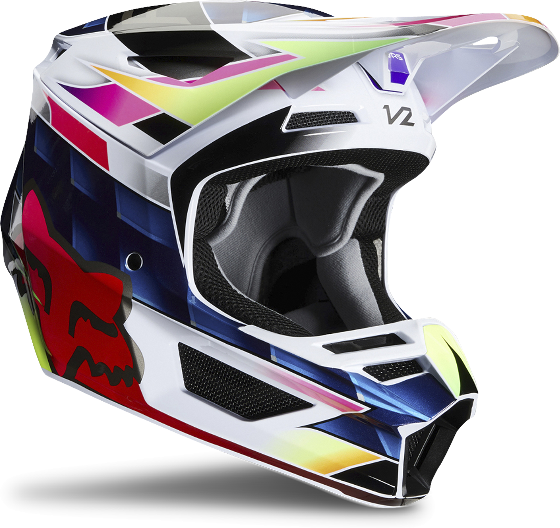 FOX Casco Cross Bambino  Racing V2 KRESA Multi