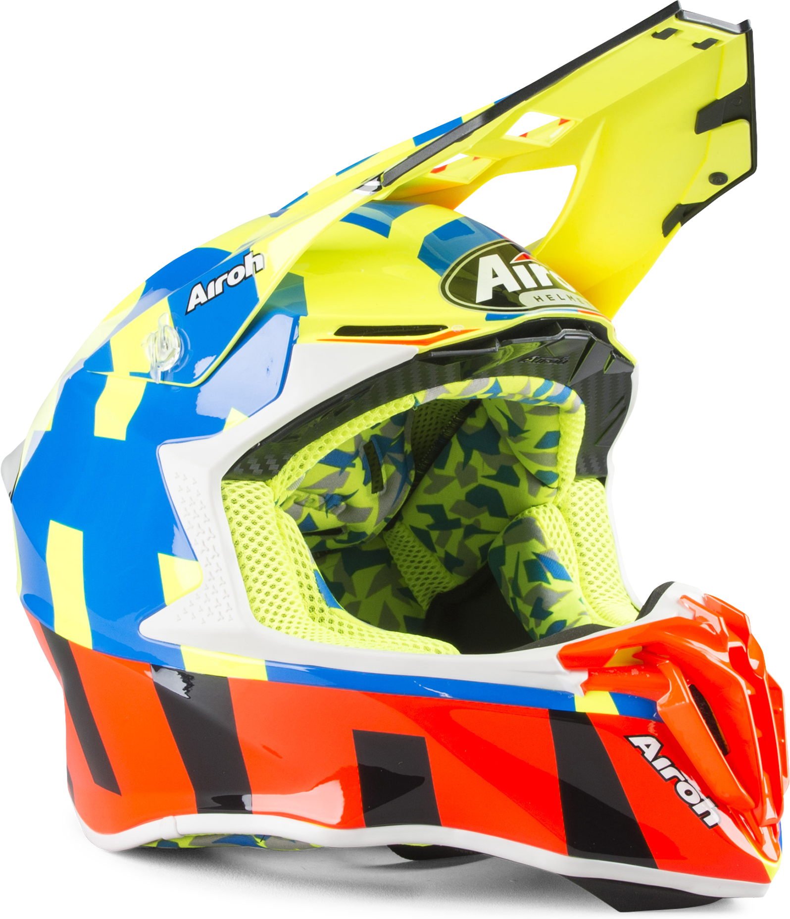 Airoh Casco Cross  Twist 2.0 Frame Giallo