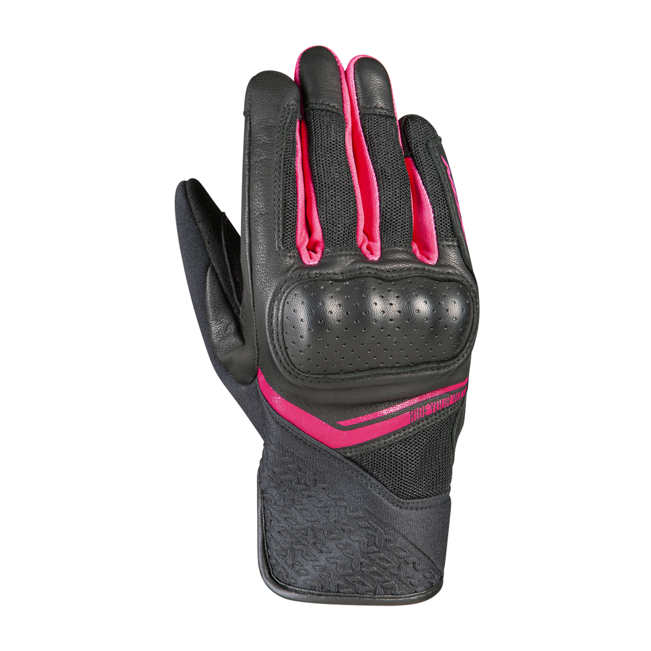 Ixon Guanti Moto Donna  RS Launch Nero-Fucsia