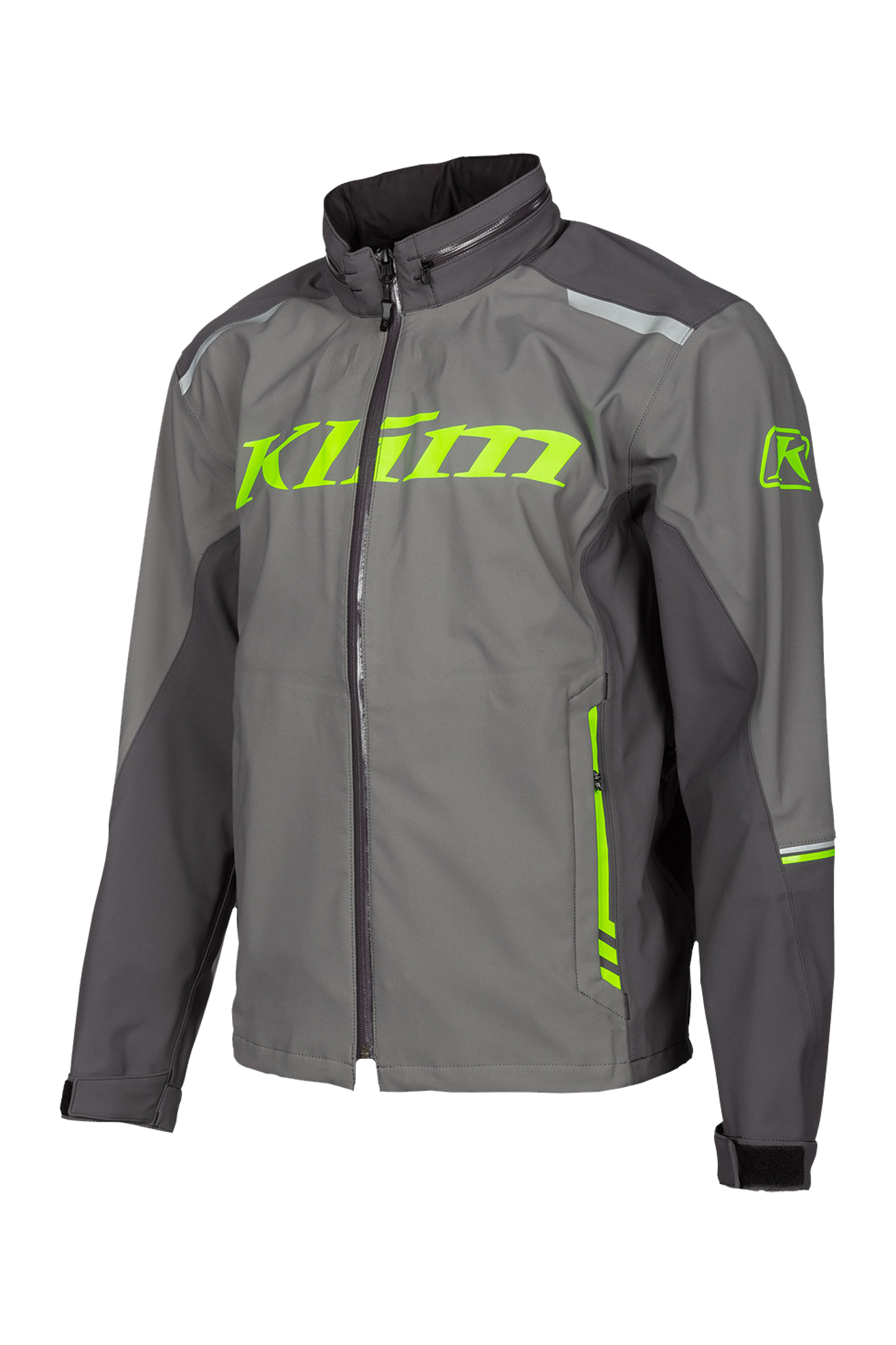 KLIM Giacca Moto  Enduro Castlerock Grigio-Electrik Gecko