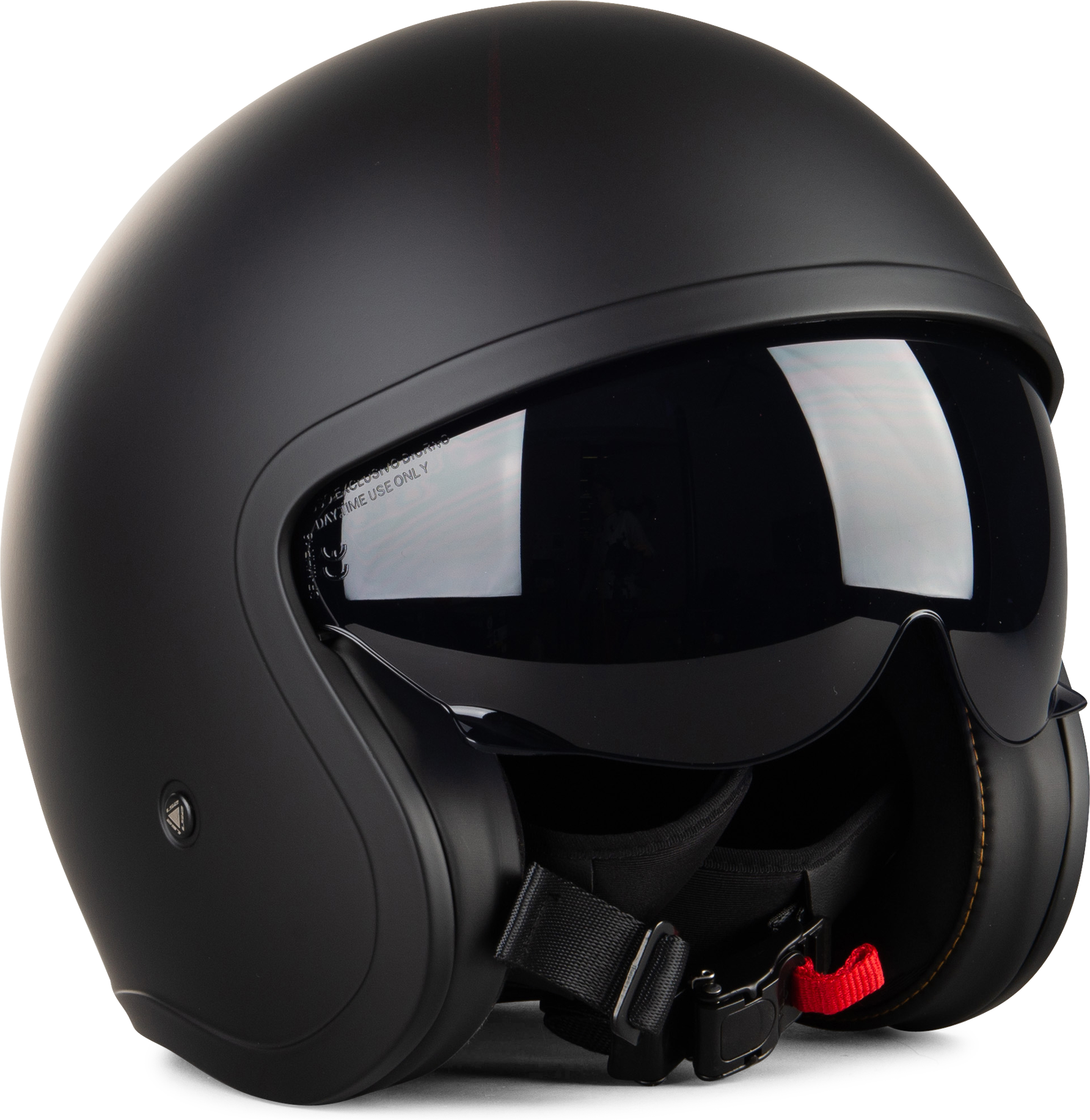 LS2 Casco Jet  OF599 Spitfire Single Mono Nero Opaco