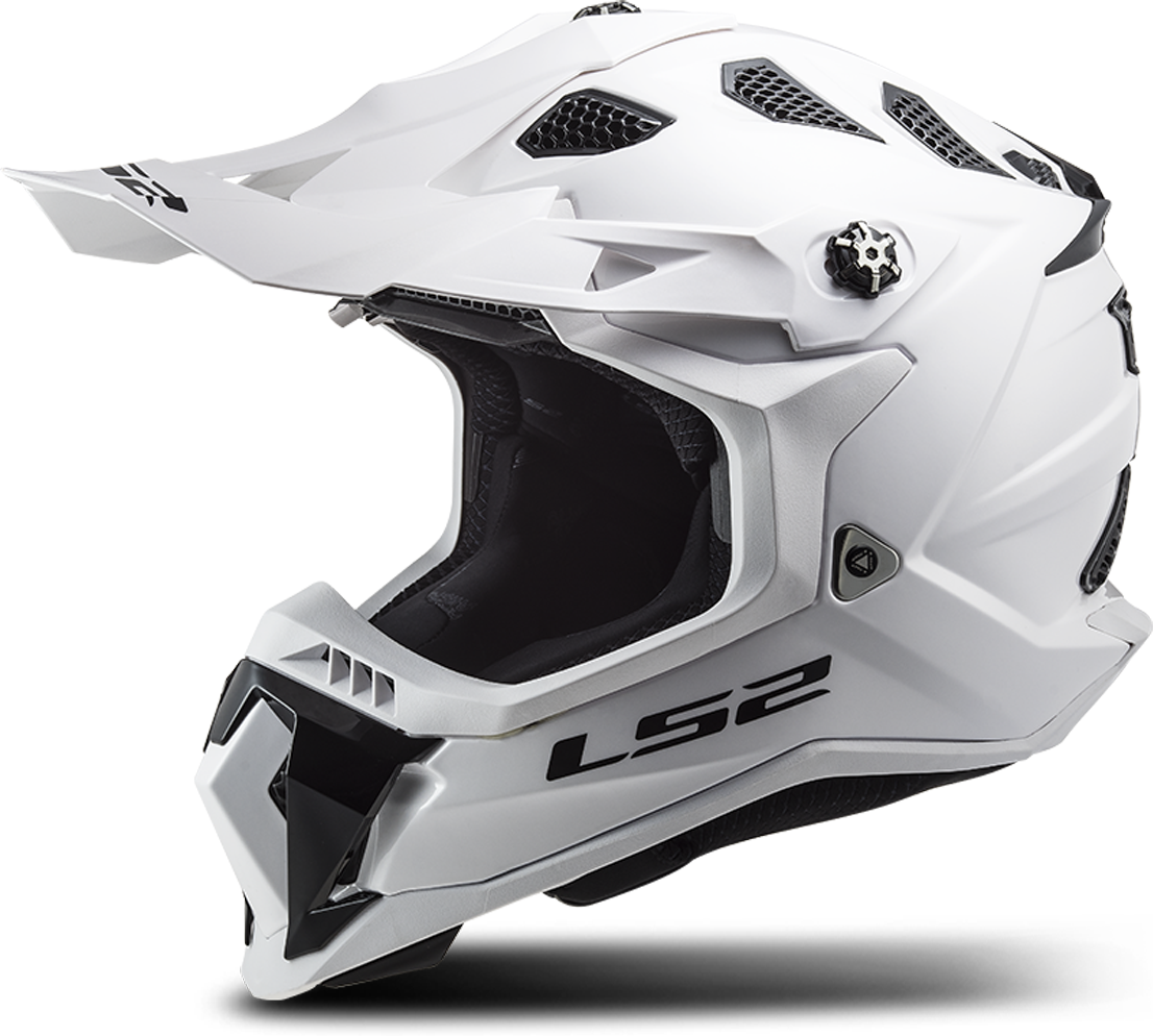 LS2 Casco Cross  MX700 Subverter Single Mono Lucido-Bianco