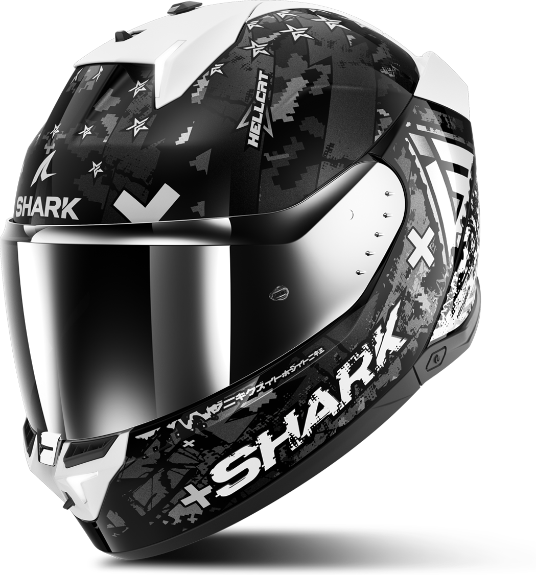 Shark Casco Integrale  Skwal i3 Hellcat Nero-Argento