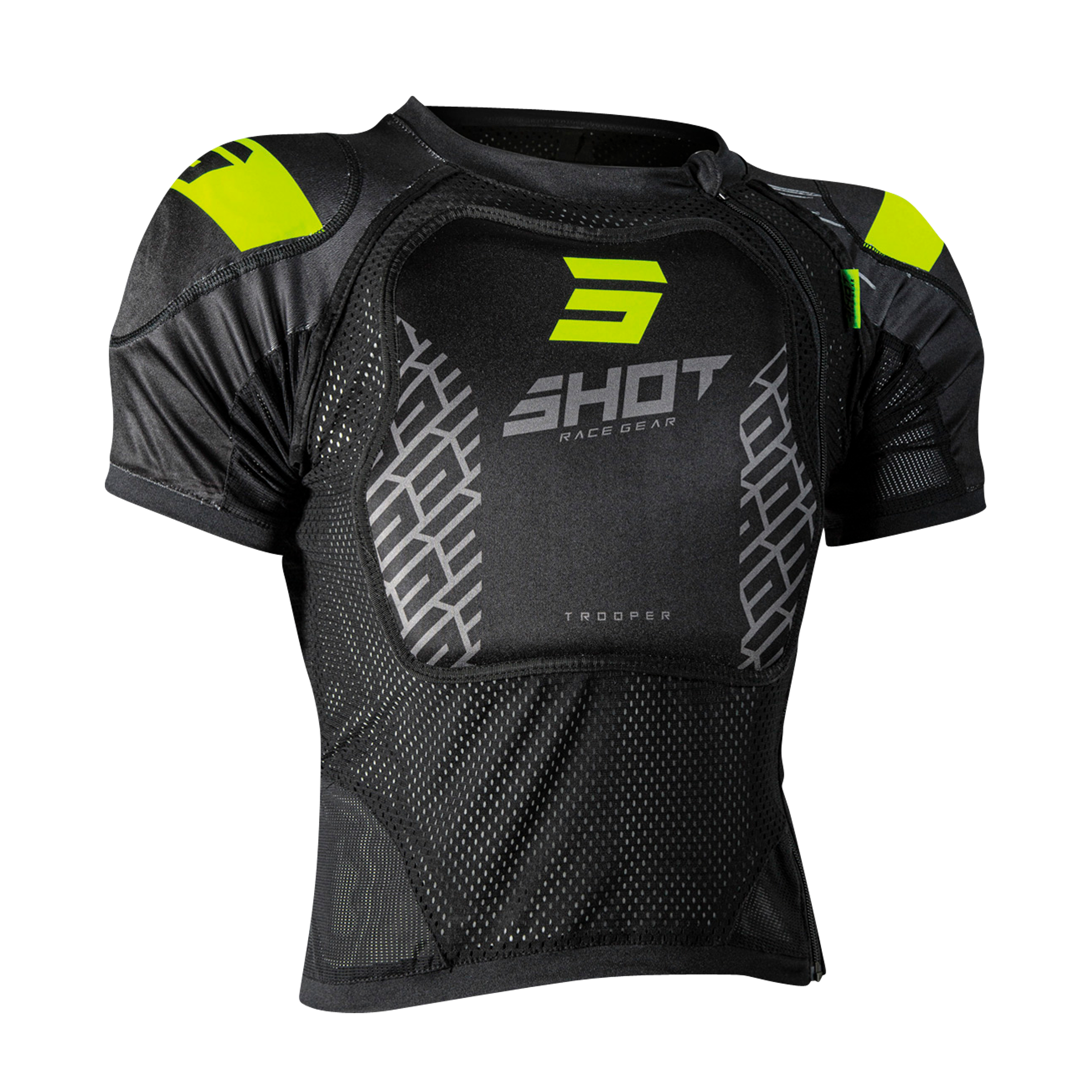 Shot Race Gear Maglia Protettiva Shot Trooper Nero-Giallo