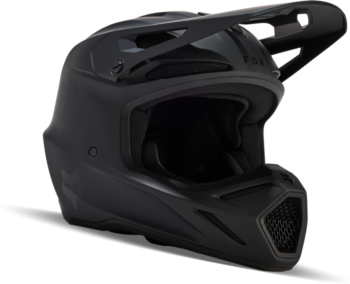 FOX Casco Cross  Racing V3 Nero Opaco