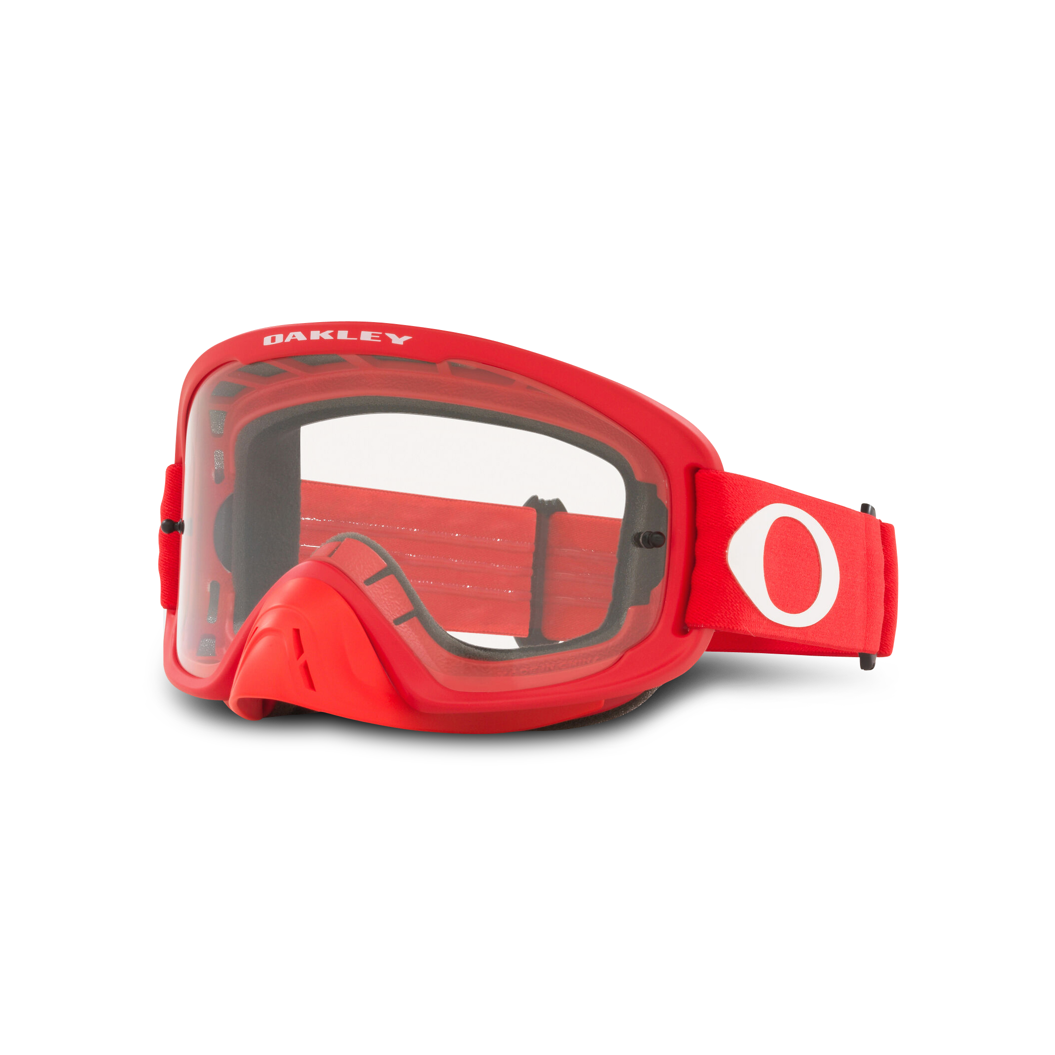 Oakley Maschera Cross  O-Frame® 2.0 Pro Trasparente Moto Rosso