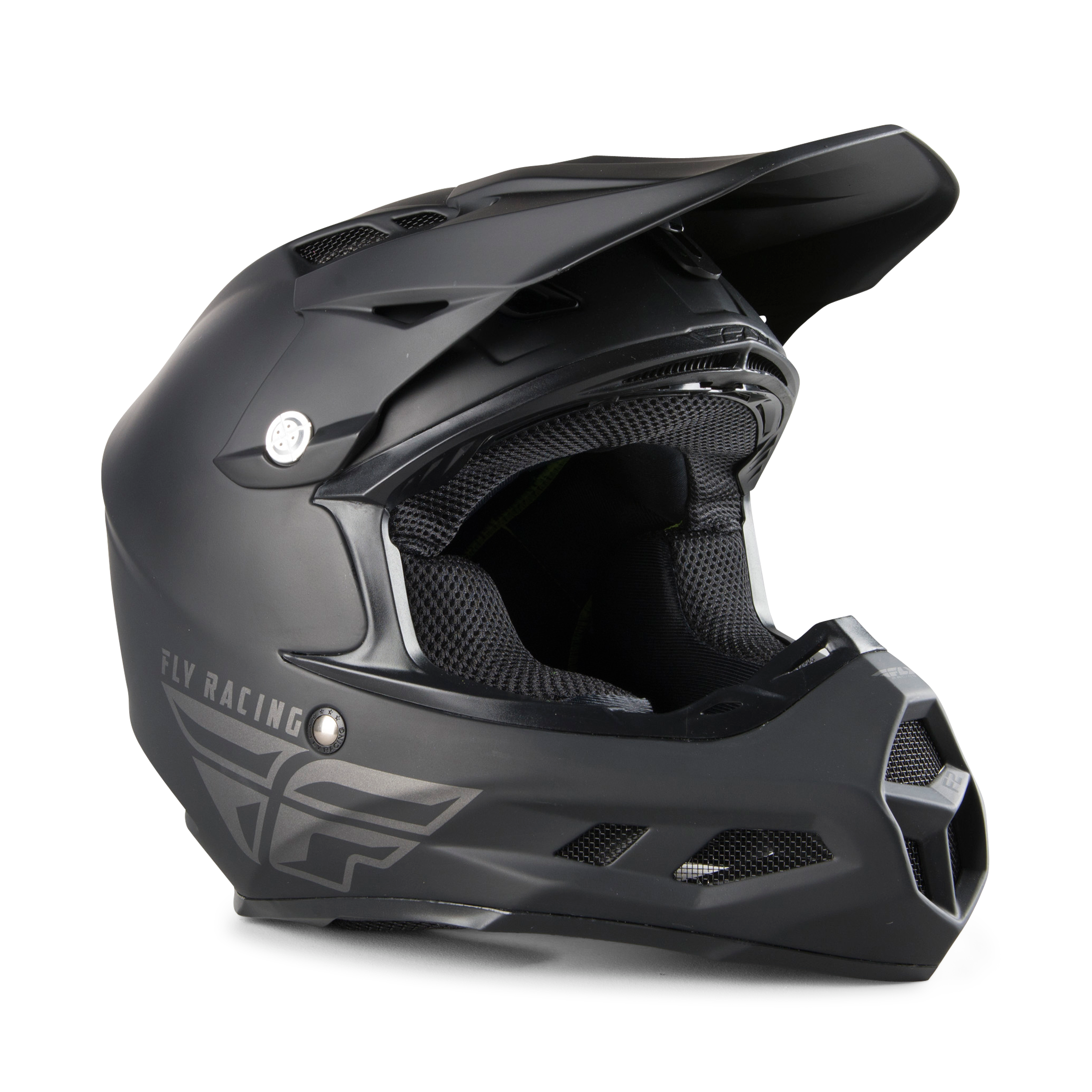 FLY Racing Casco Cross  F2 MIPS Nero Opaco