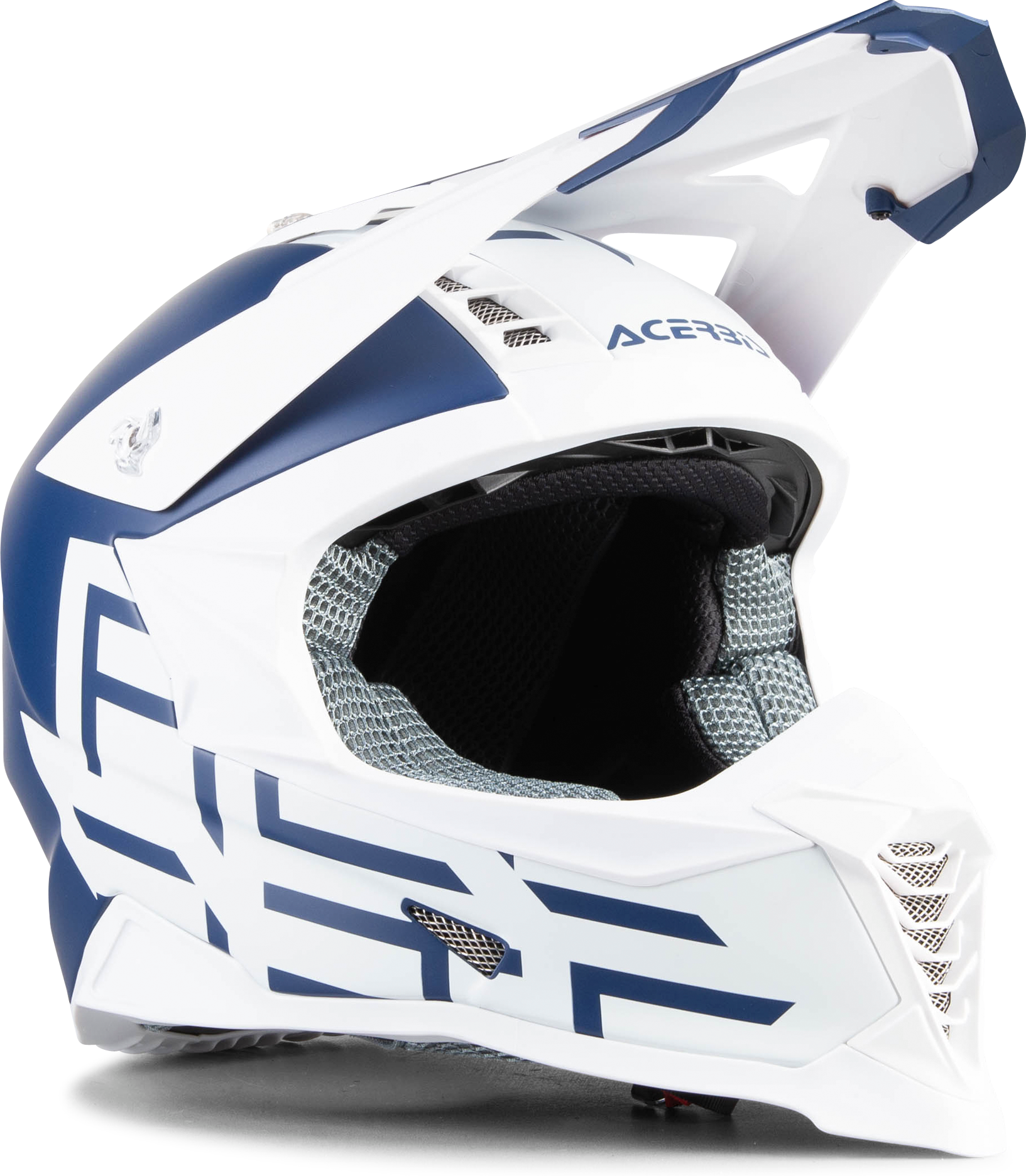 Acerbis Casco Cross  Impact X-Racer VTR Rosso-Blu