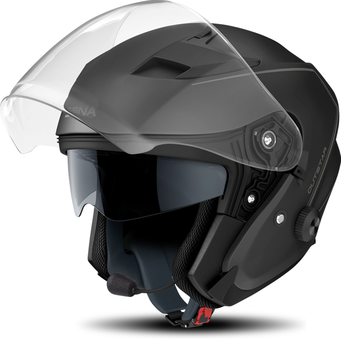 Sena Casco Jet  Outstar S Nero Opaco