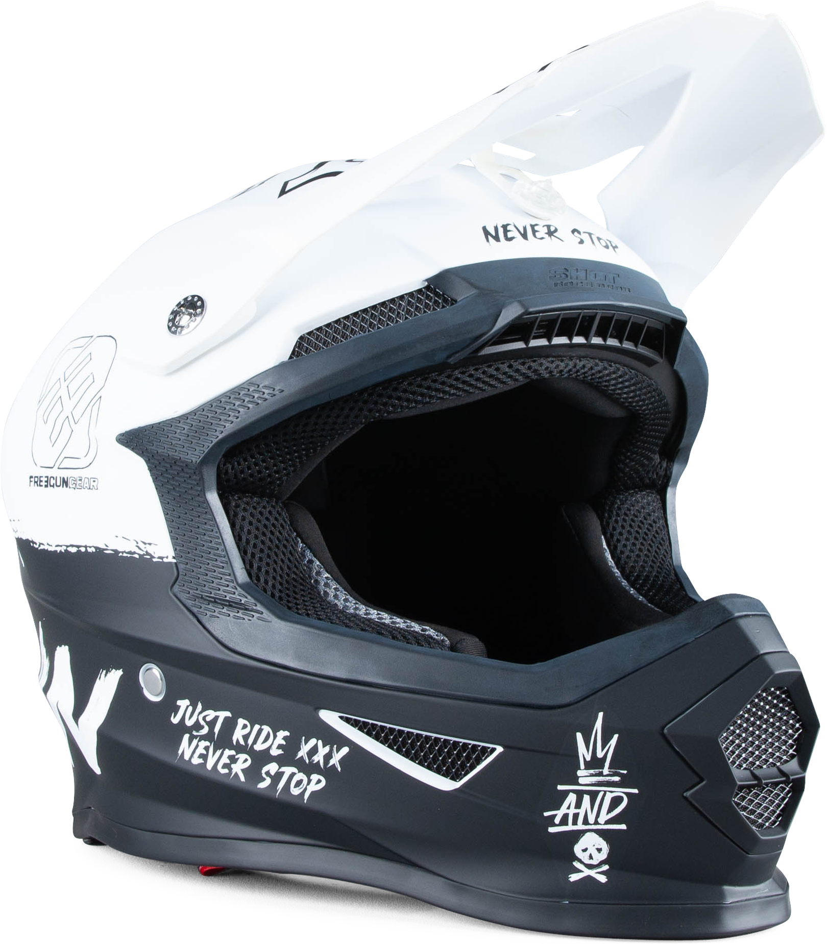 Freegun Casco Cross  XP4 Speed Bianco