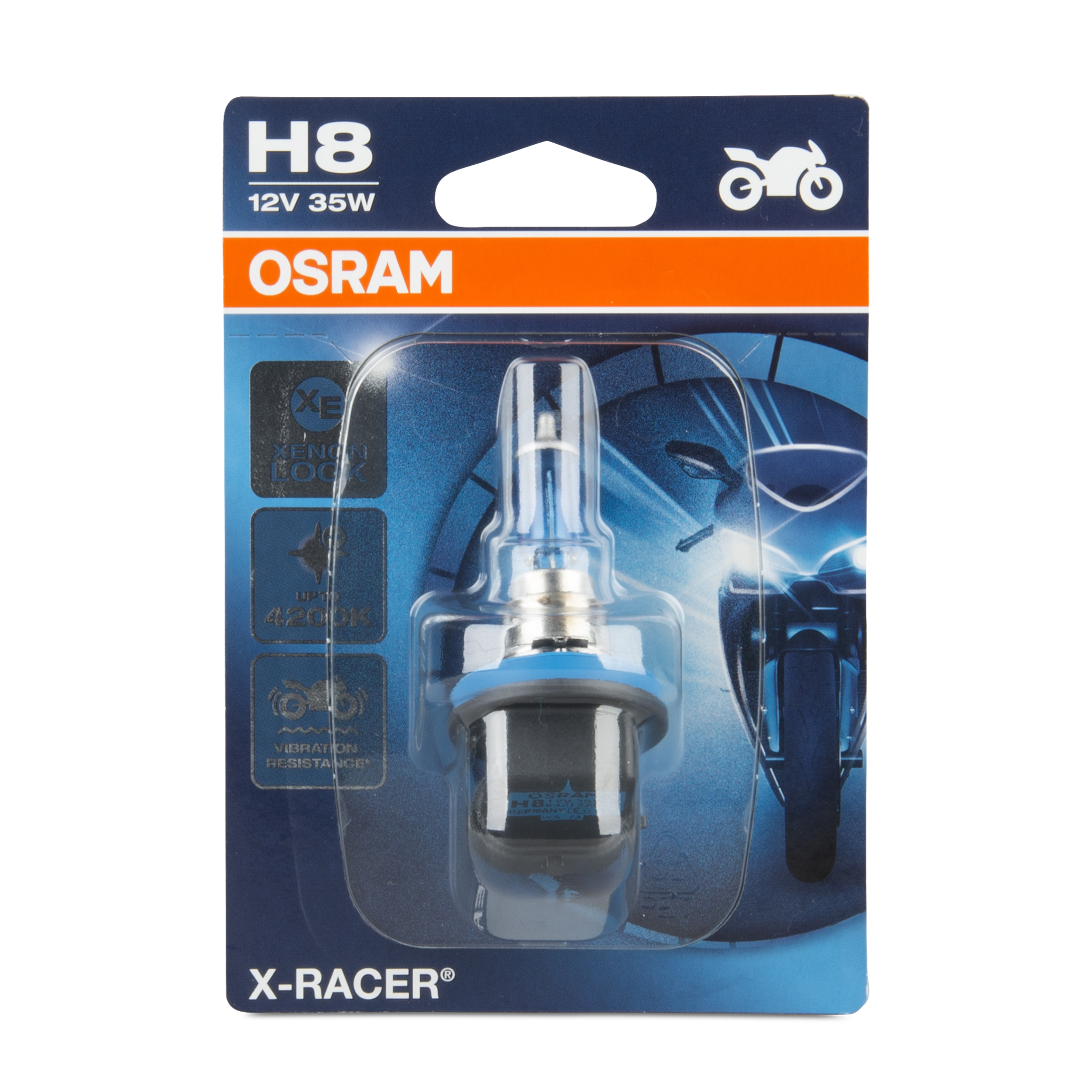 Osram Lampada a incandescenza  X-Racer® H8 Single Blister