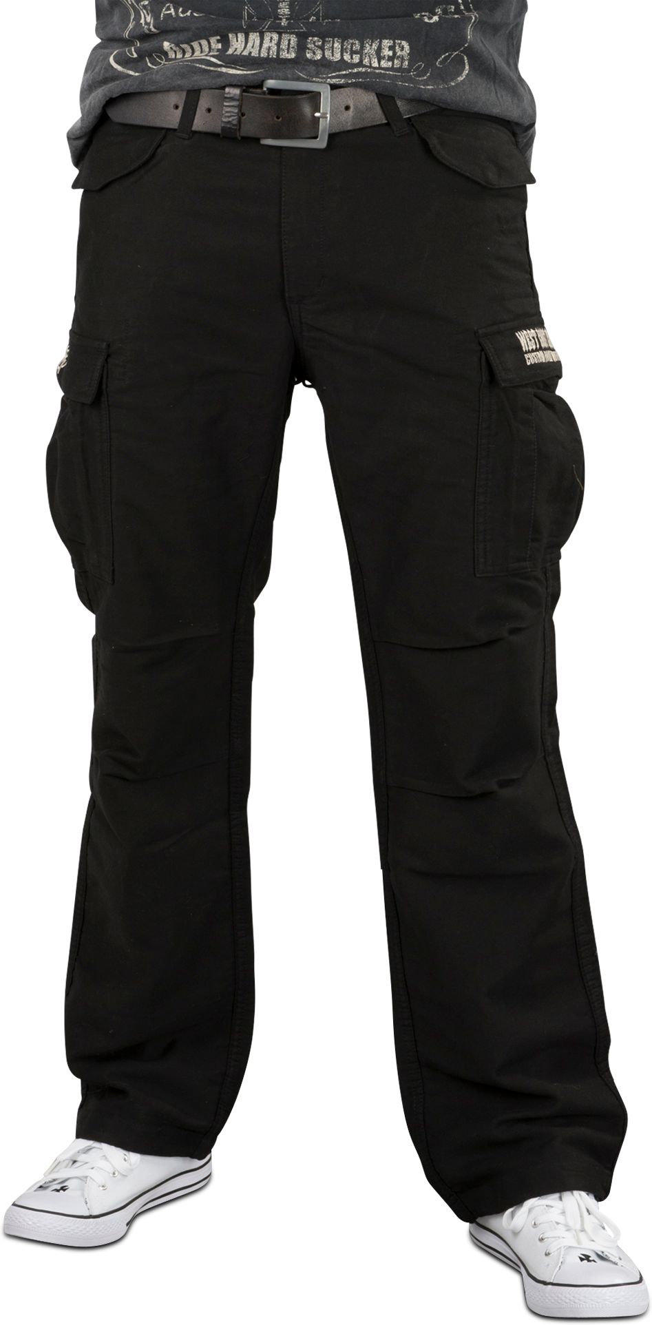 West Coast Choppers Pantaloni  M 65 Cargo Nero Vintage