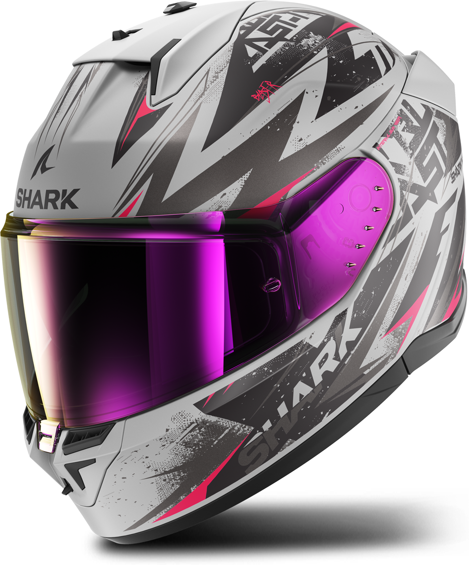 Shark Casco Integrale  D-Skwal 3 Blast R Argento-Viola-Nero