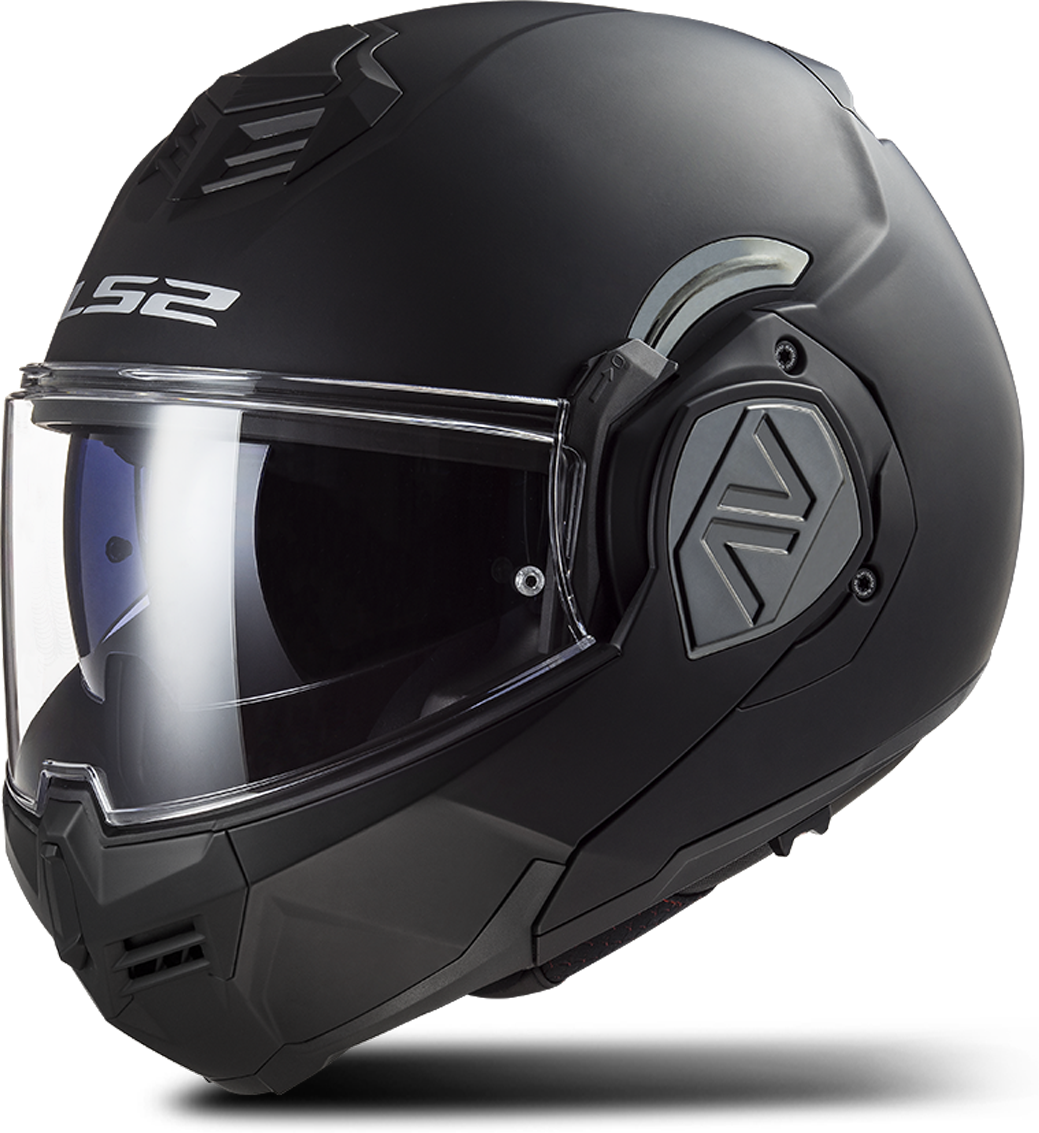 LS2 Casco Modulare  FF906 Advant Solid Nero Opaco