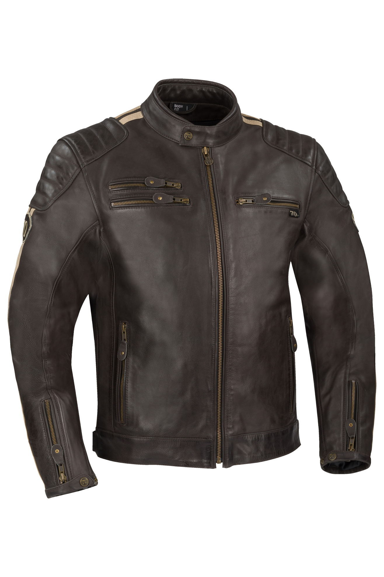 Segura Giacca Moto  Ventura Marrone-Beige