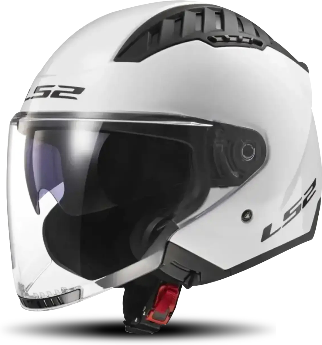 LS2 Casco Jet  OF600 Copter II Bianco Lucido