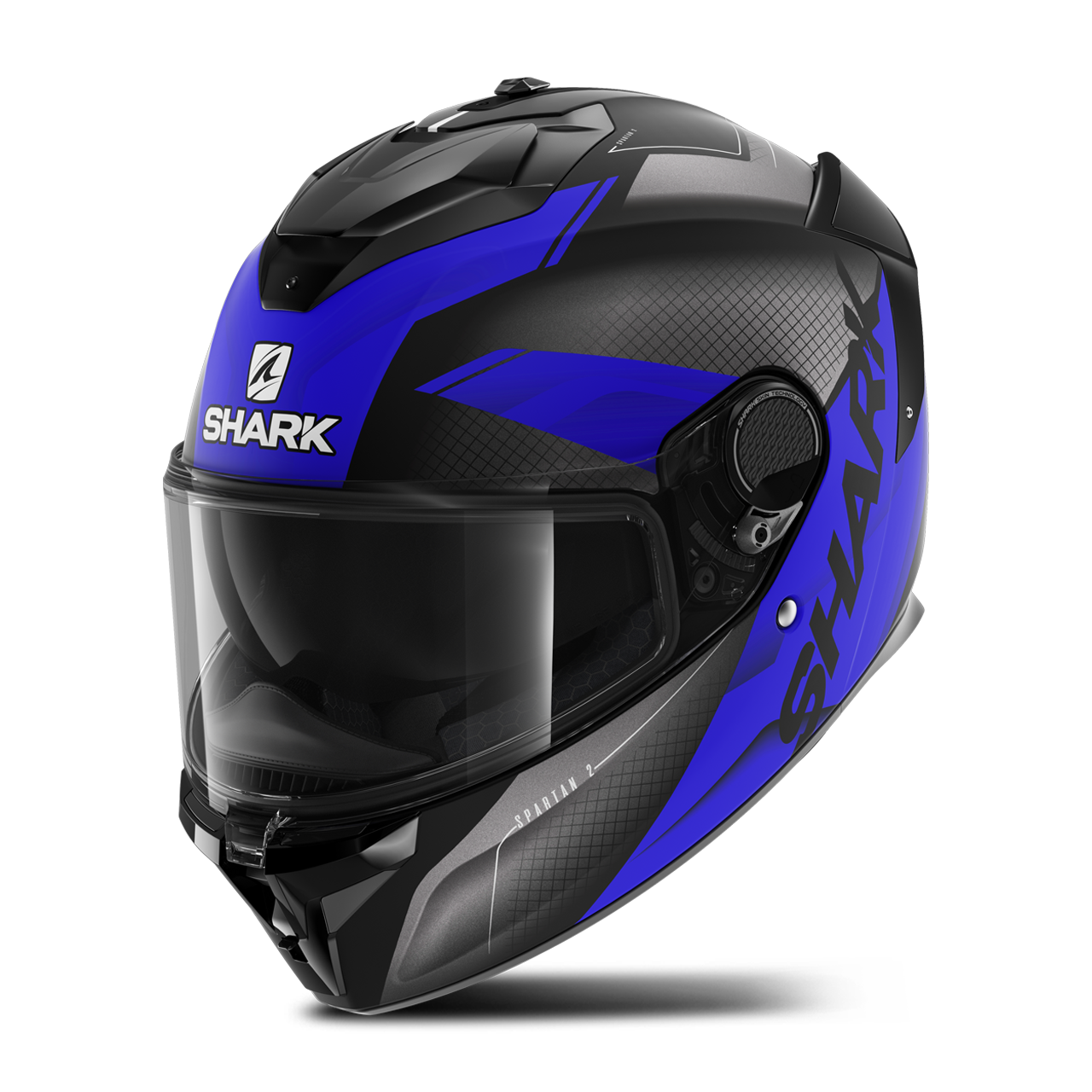 Shark Casco Integrale  Spartan GT Elgen Nero-Antracite-Blu