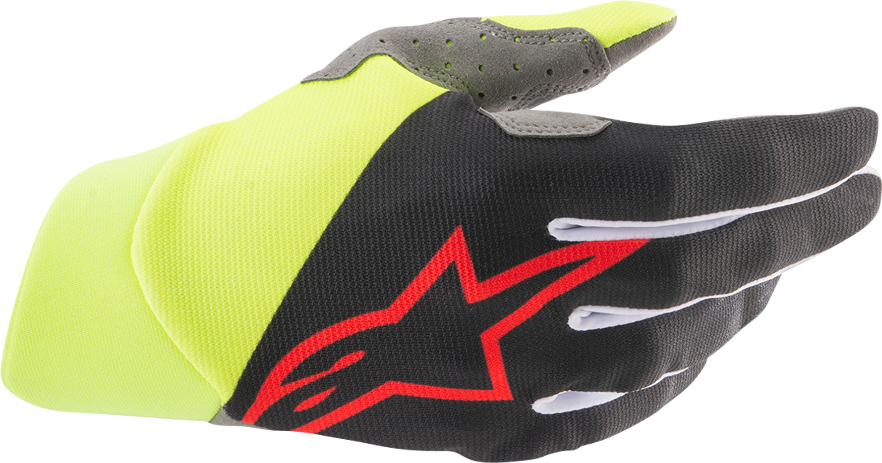 Alpinestars Guanti Cross  Dune Nero-Giallo-Rosso