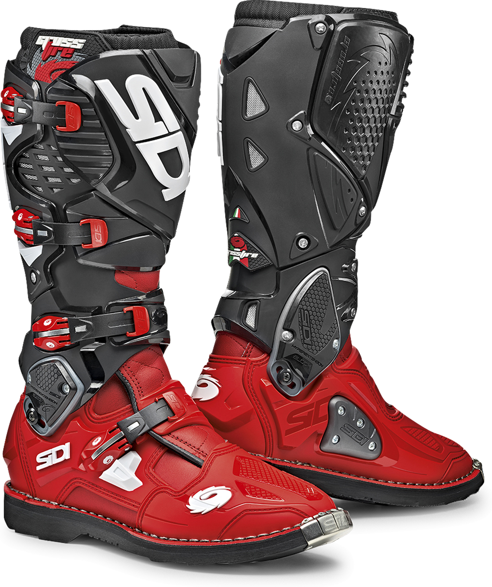 Sidi Stivali Cross  Crossfire 3 Rosso-Nero