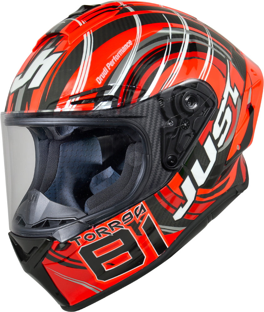 Just1 Casco Integrale  J-G.P.R. Torres Replica Rosso