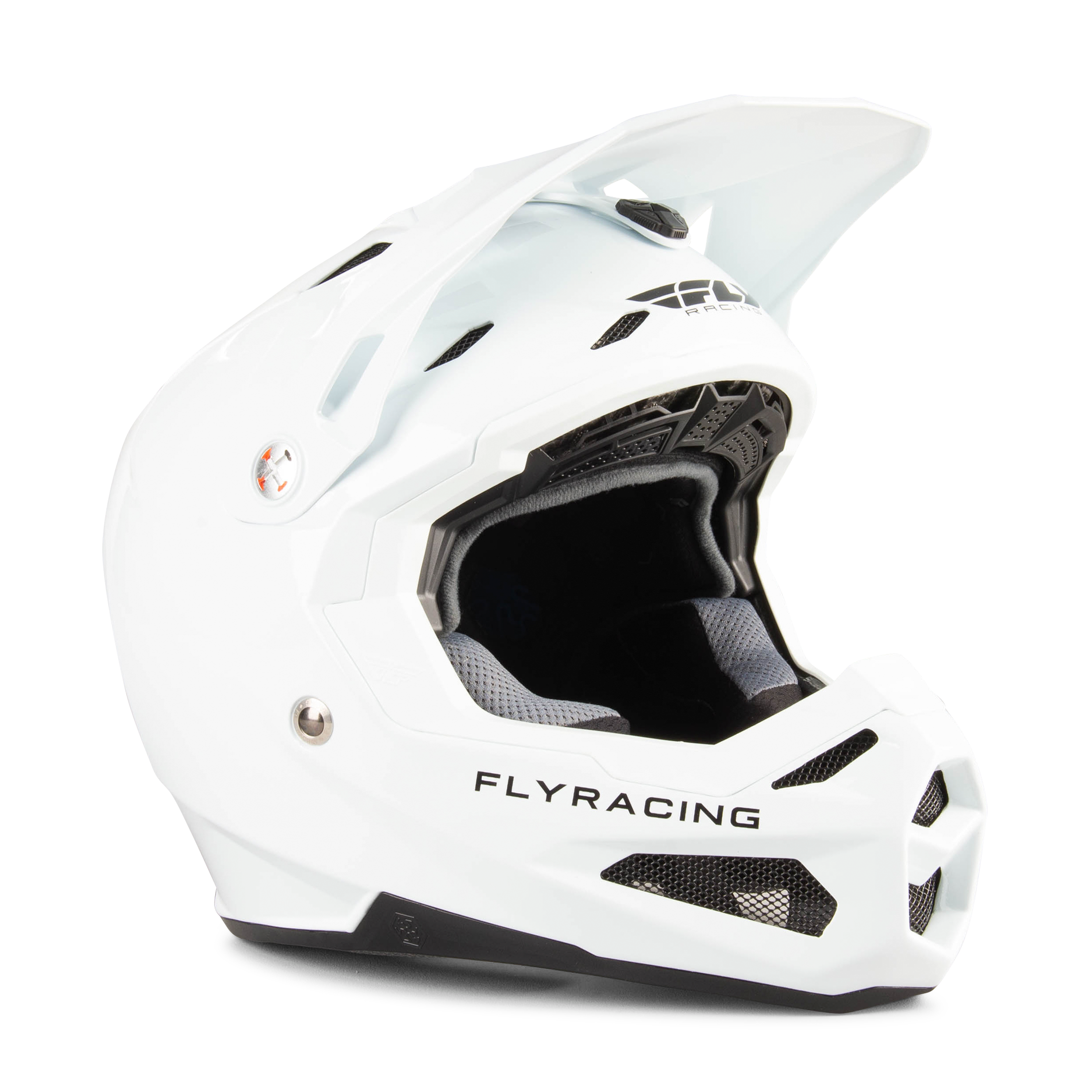 FLY Racing Casco Cross  Formula Solid Bianco