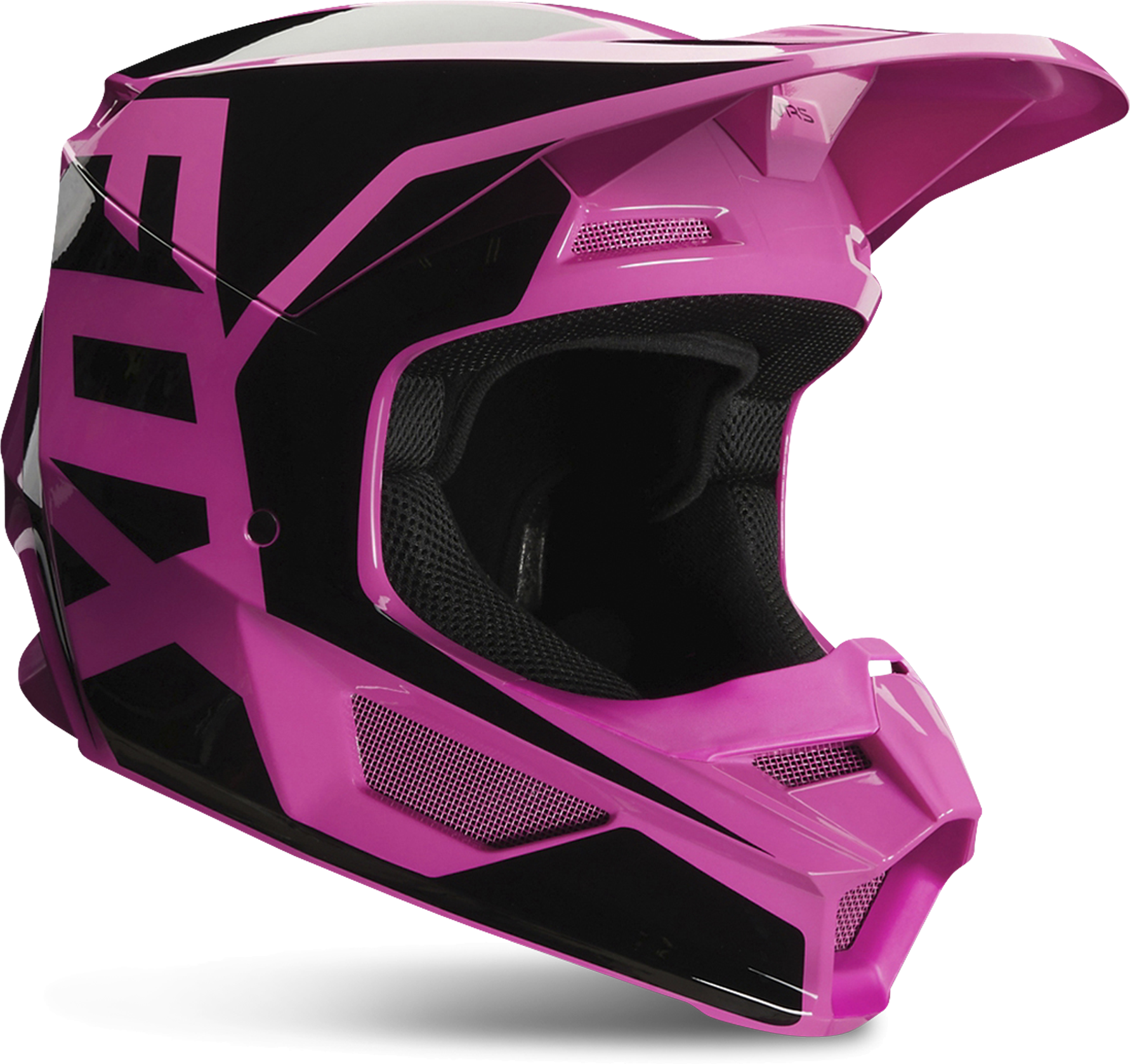 FOX Casco Cross  Racing V1 Prix Rosa