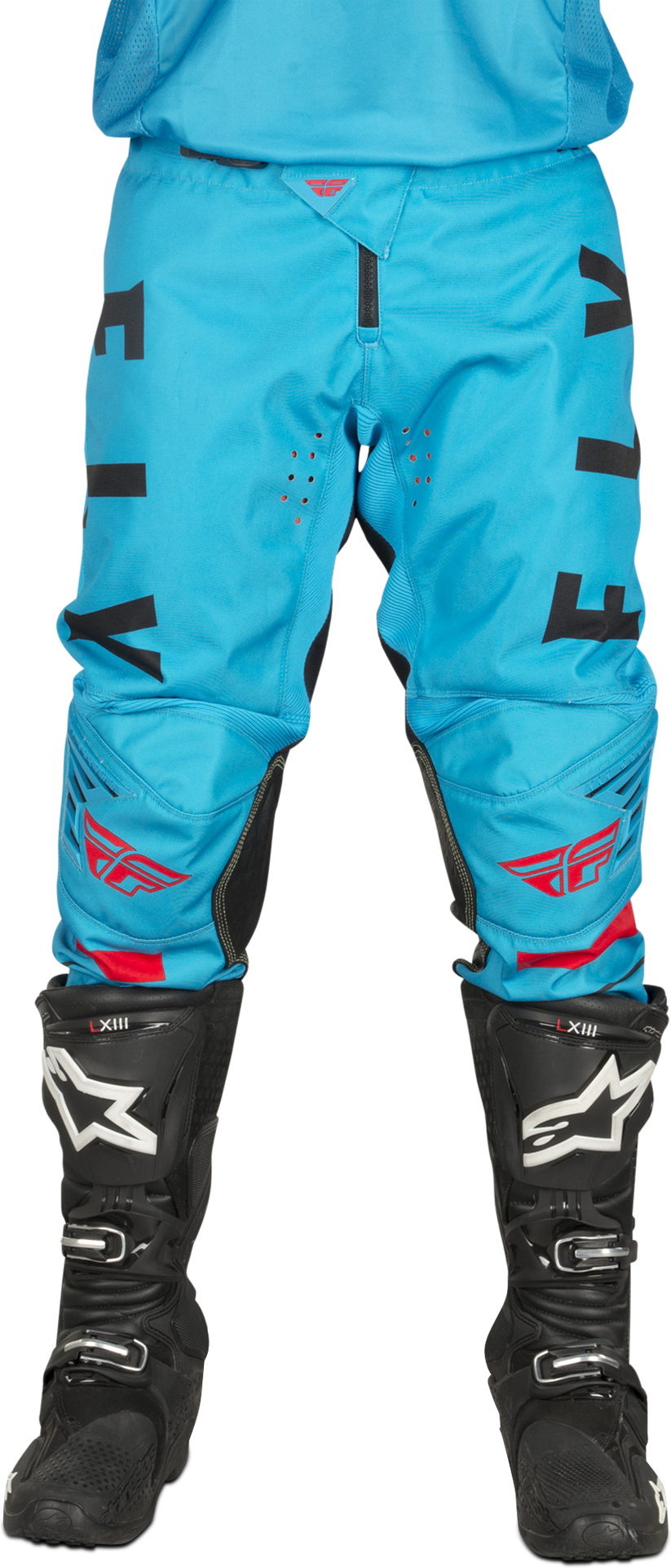 FLY Racing Pantaloni Cross  Kinetic K120 Blu-Nero-Rosso