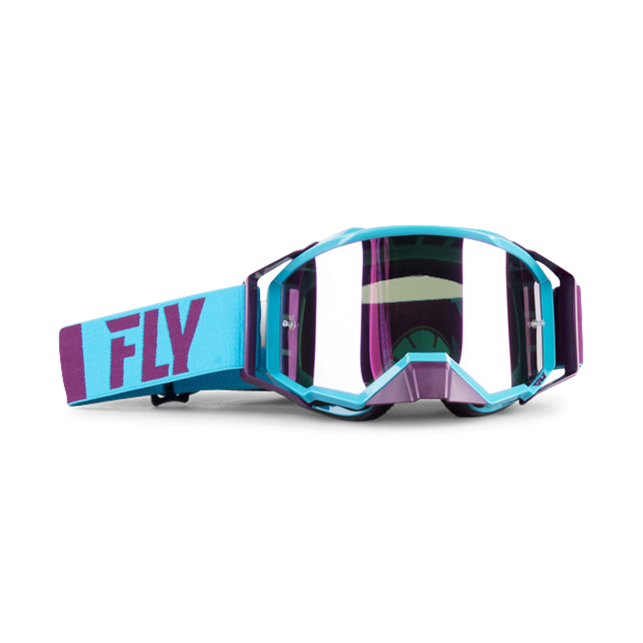 FLY Racing Maschera Cross FLY Zone Pro Viola-Blu