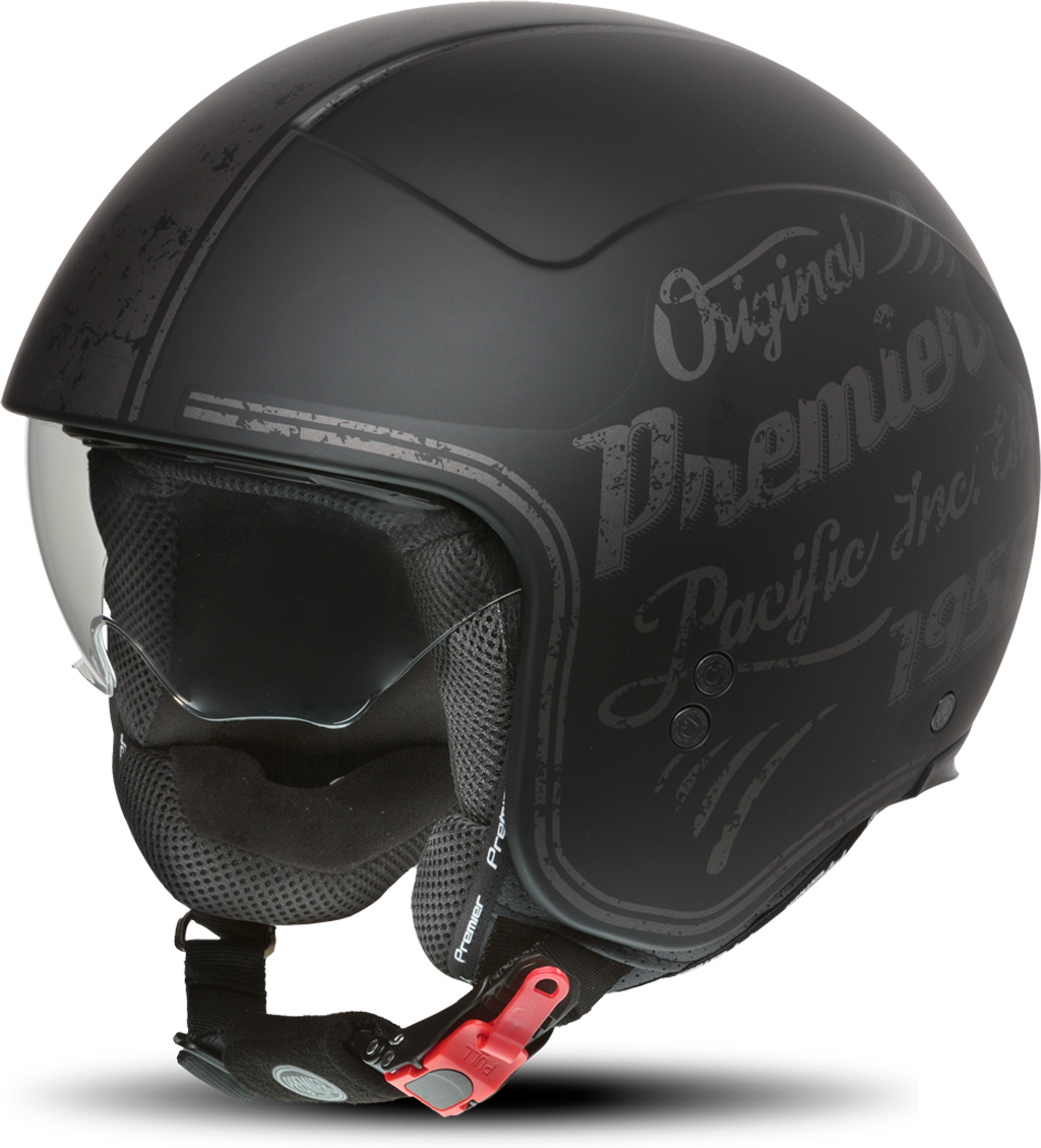 Premier Casco Jet  Rocker OR 9 BM Nero