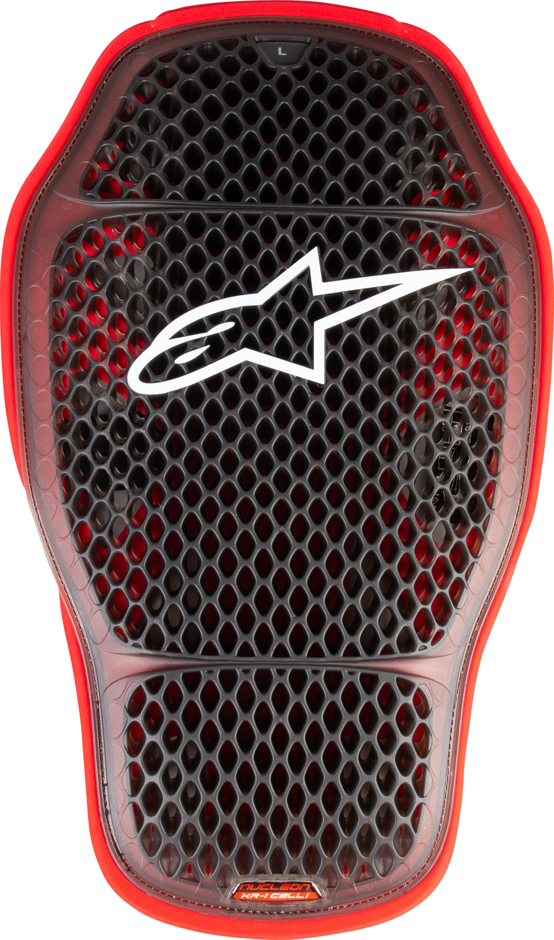 Alpinestars Paraschiena  Nucleon KR-1 Celli Trasparente-Rosso