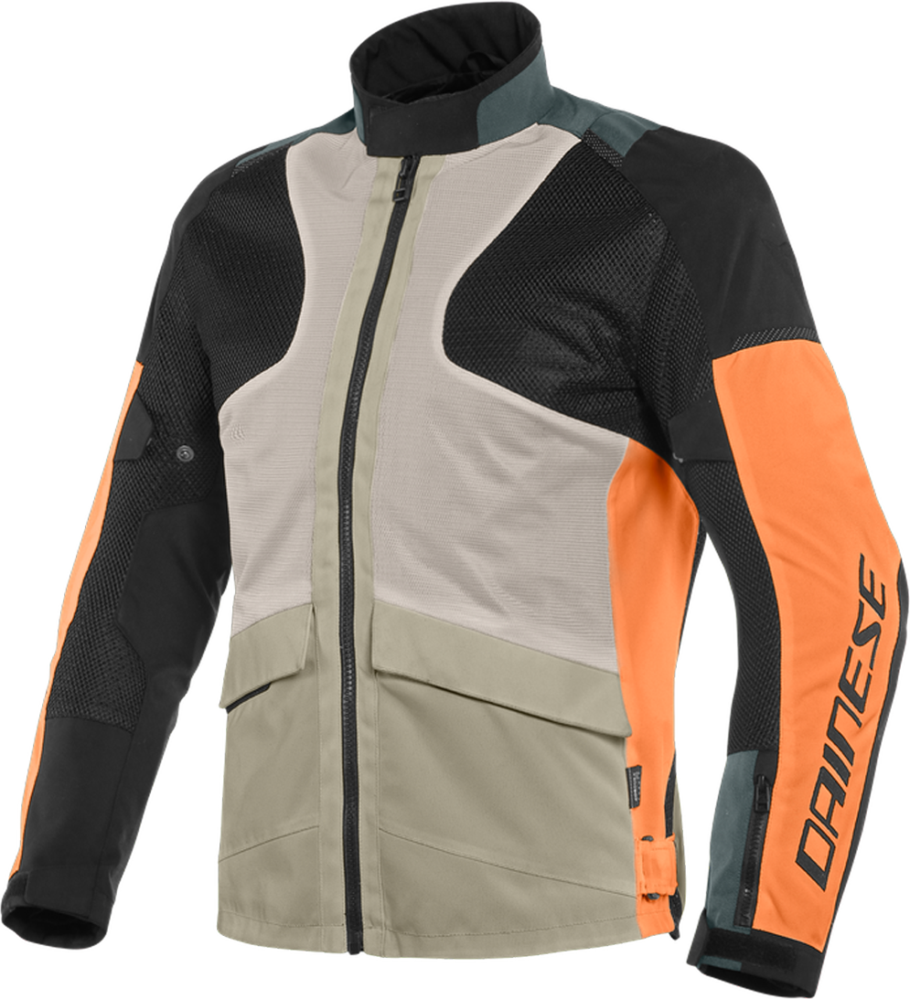 Dainese Giacca Moto  Air Tourer Tex Grigio-Arancio-Nero