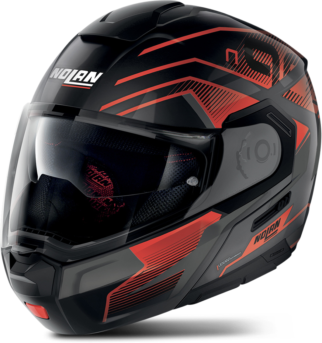 Nolan Casco Modulare  N90-3 Comeback N-COM Metal Black 44