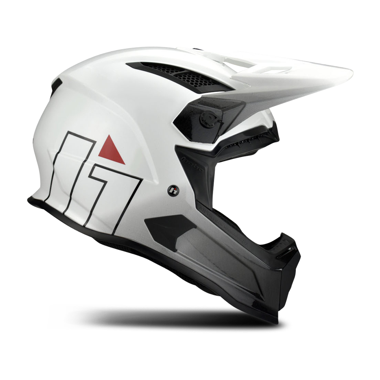 Hebo Casco Cross  HMX-P01 Brain Bianco