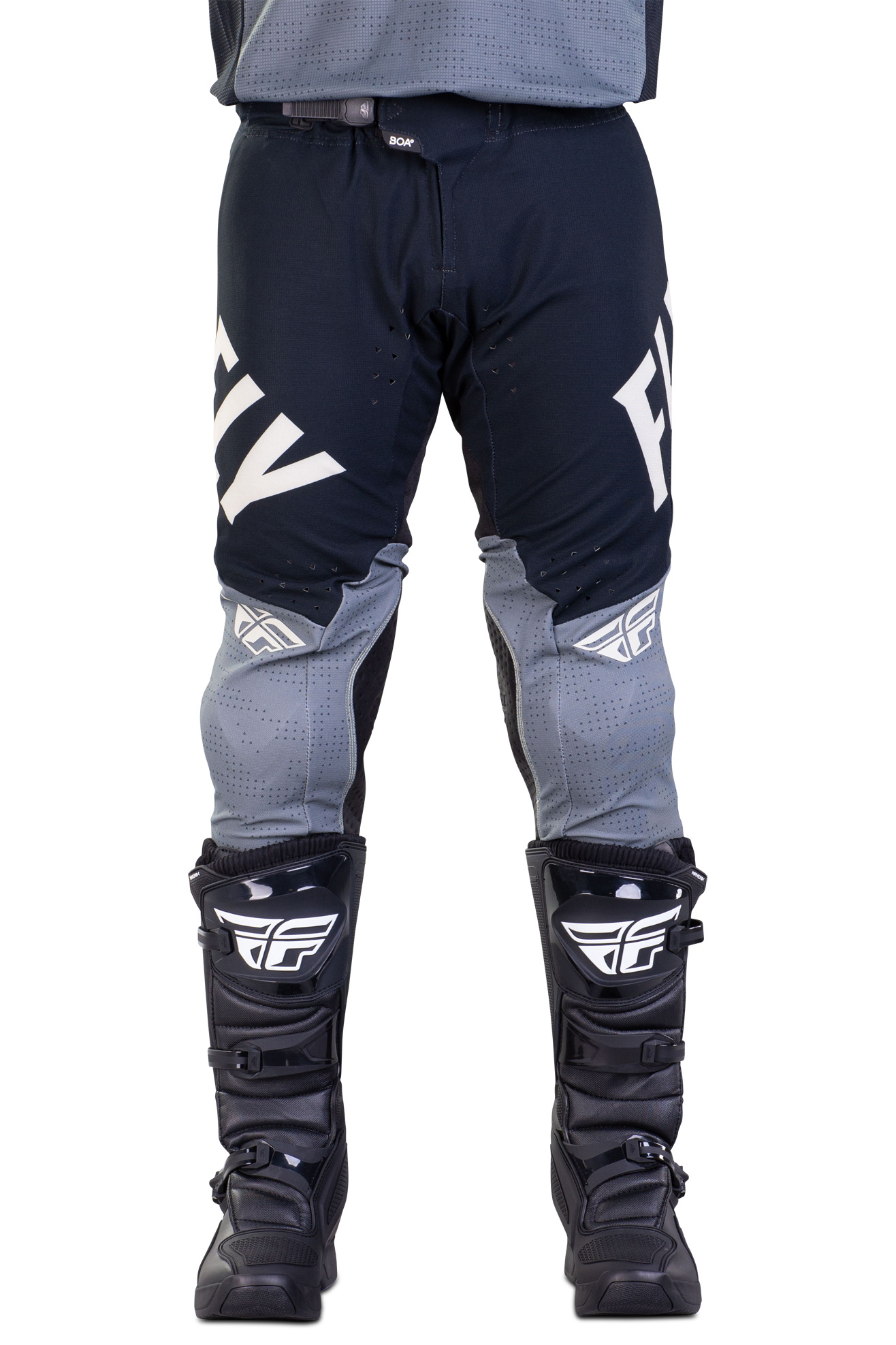 FLY Racing Pantaloni Cross  Evolution DST Grigio-Nero