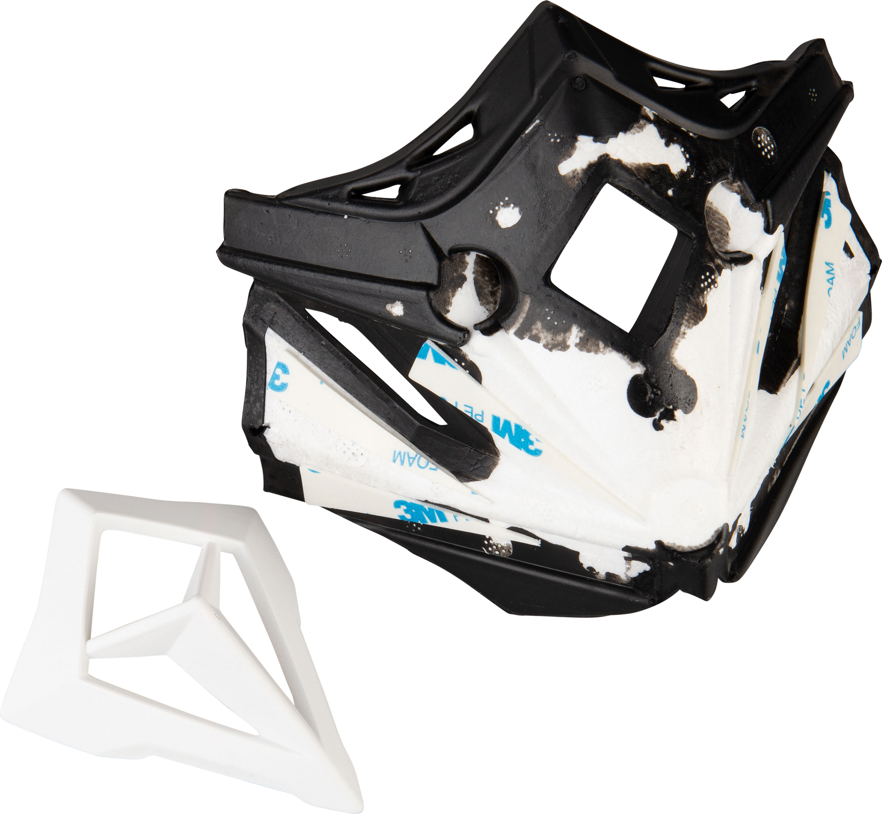 Acerbis Ventilazione Mentoniera  Steel Carbon/X-Pro Bianca