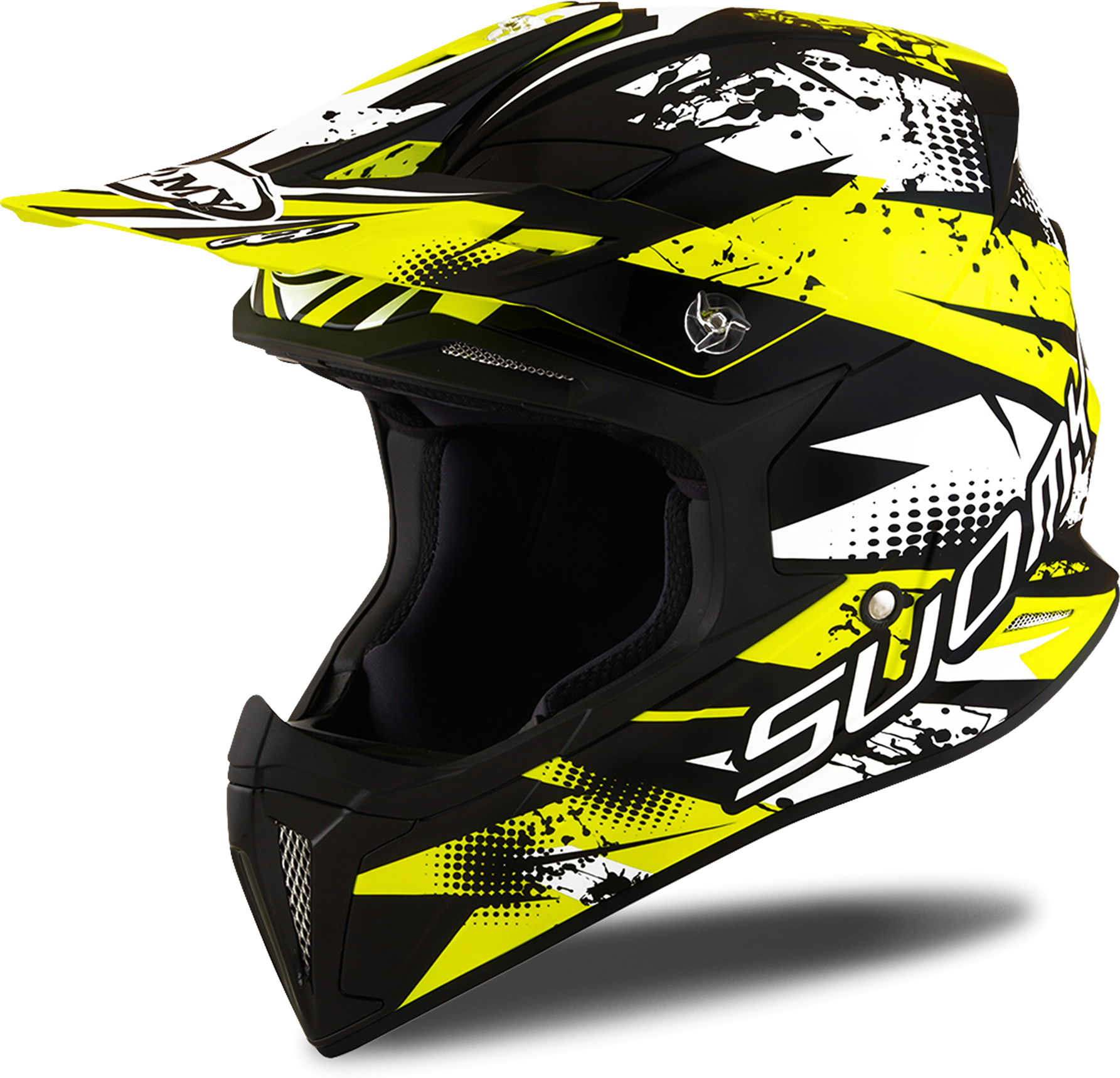 Suomy Casco Cross  X-Wing Giallo