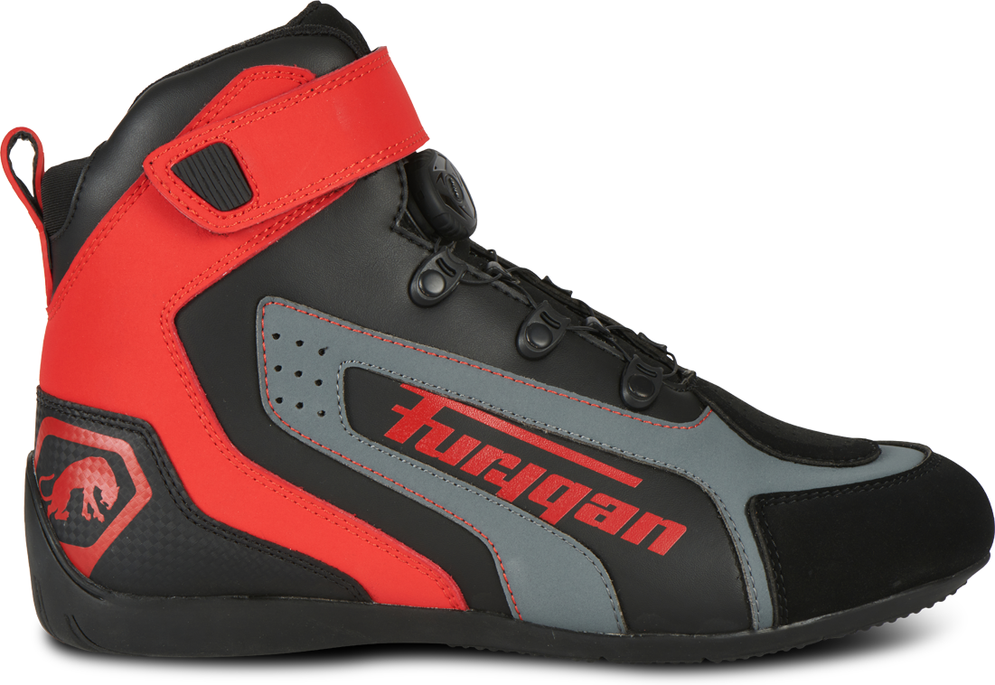 Furygan Scarpe Moto  V4 Easy D3O Nero-Rosso