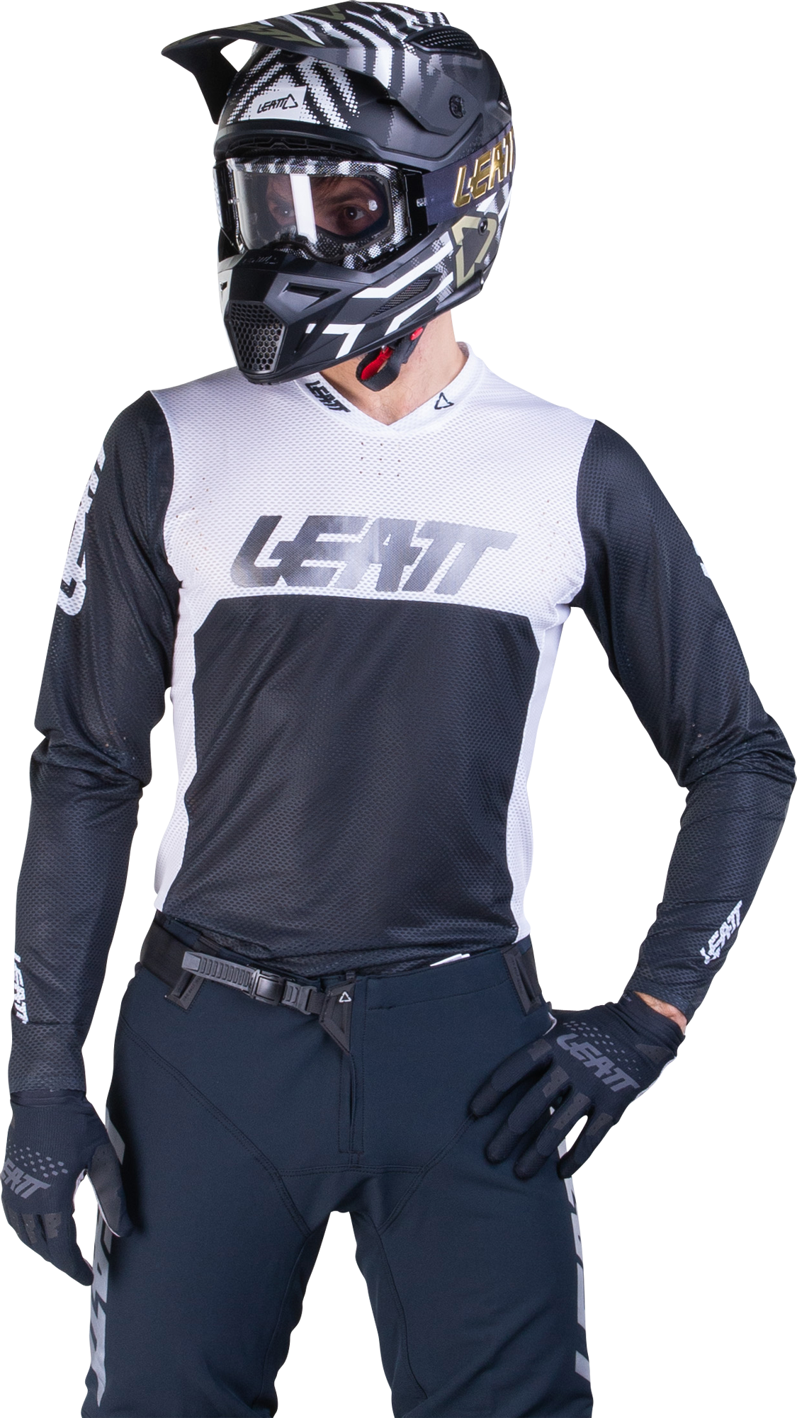 Leatt Maglia Cross  Moto 5.5 UltraWeld Nera