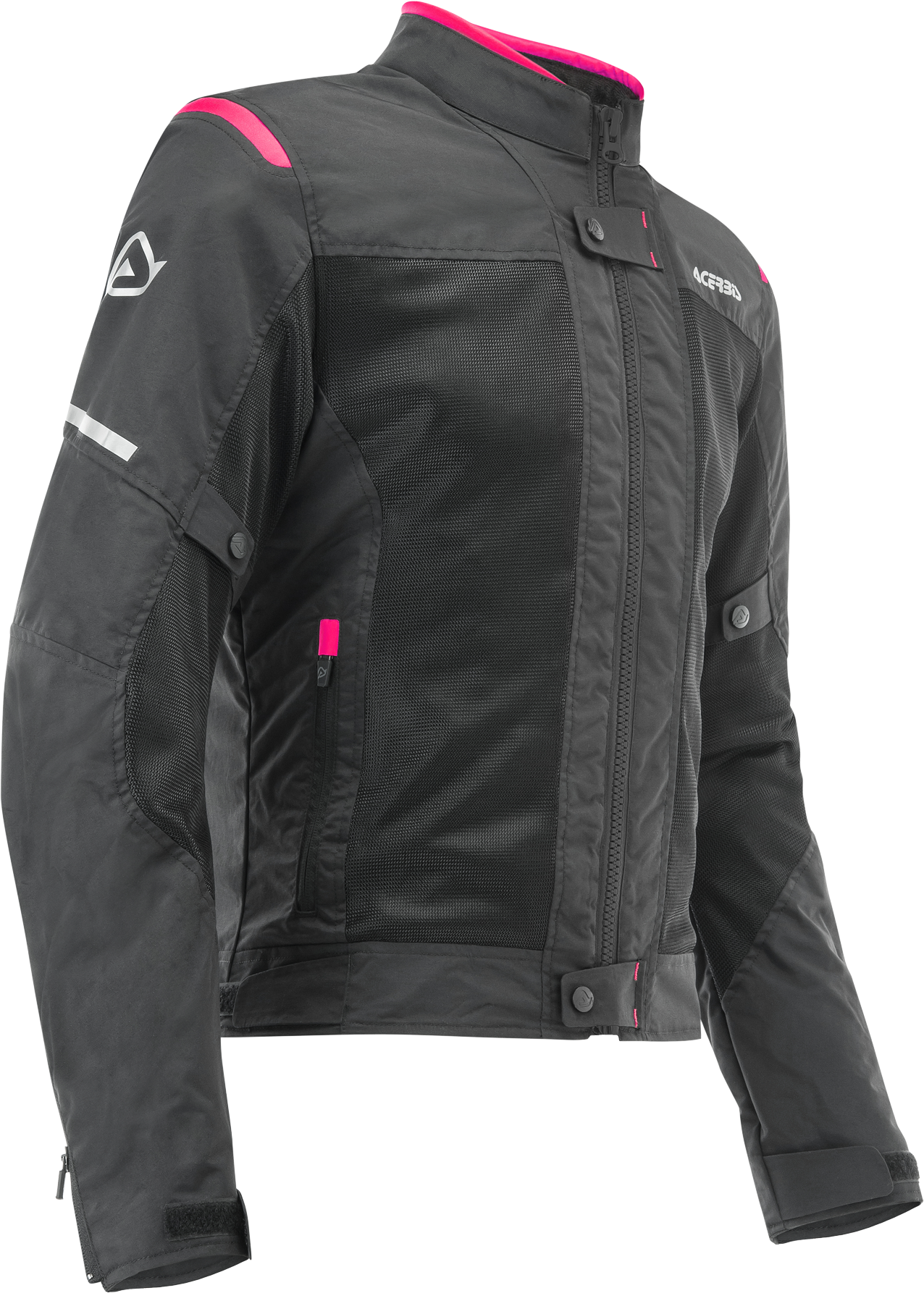 Acerbis Giacca Moto Donna  Ramsey My Vented 2.0 Nero-Rosa